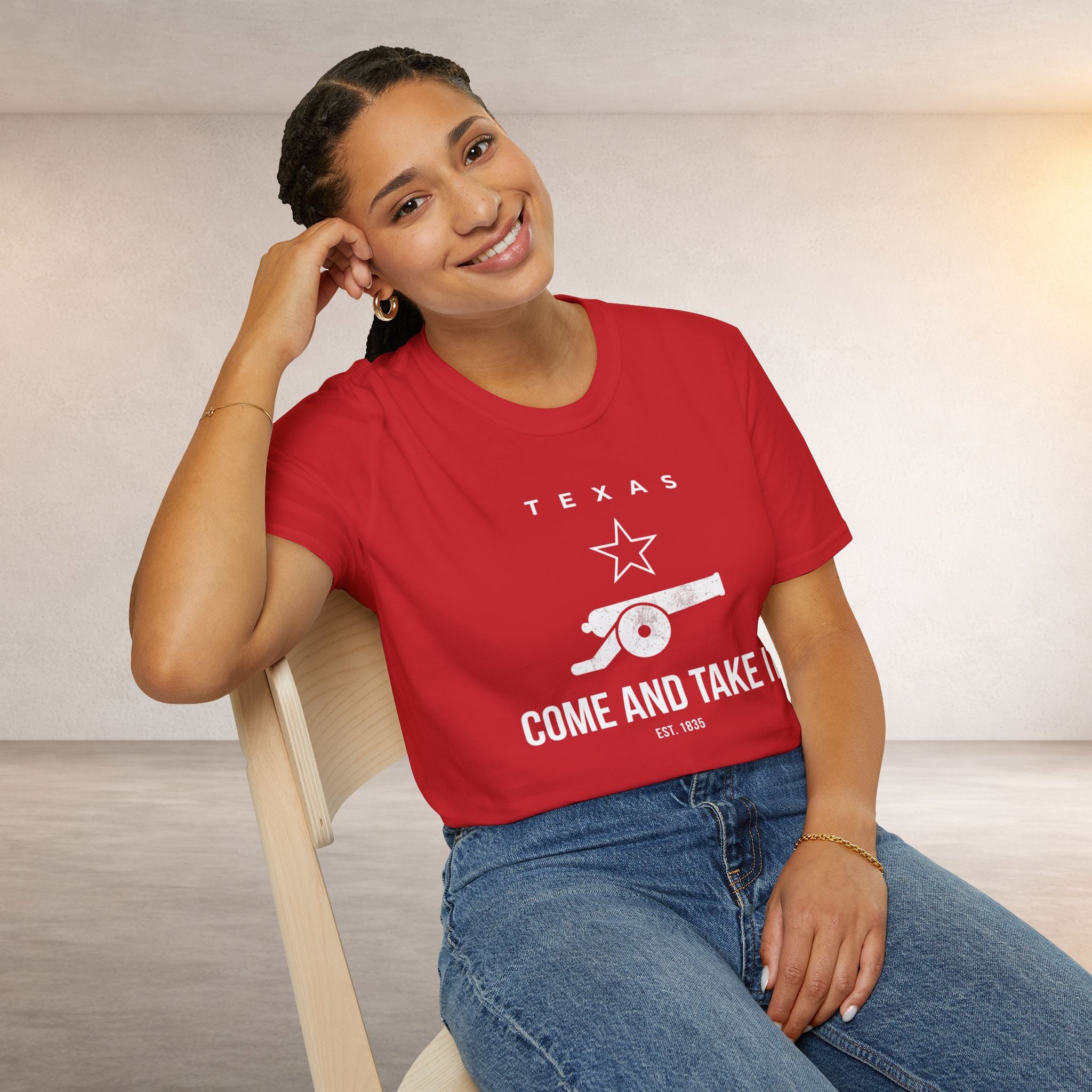 Come and Take It T-Shirt — Texas Cannon Patriotic Tee