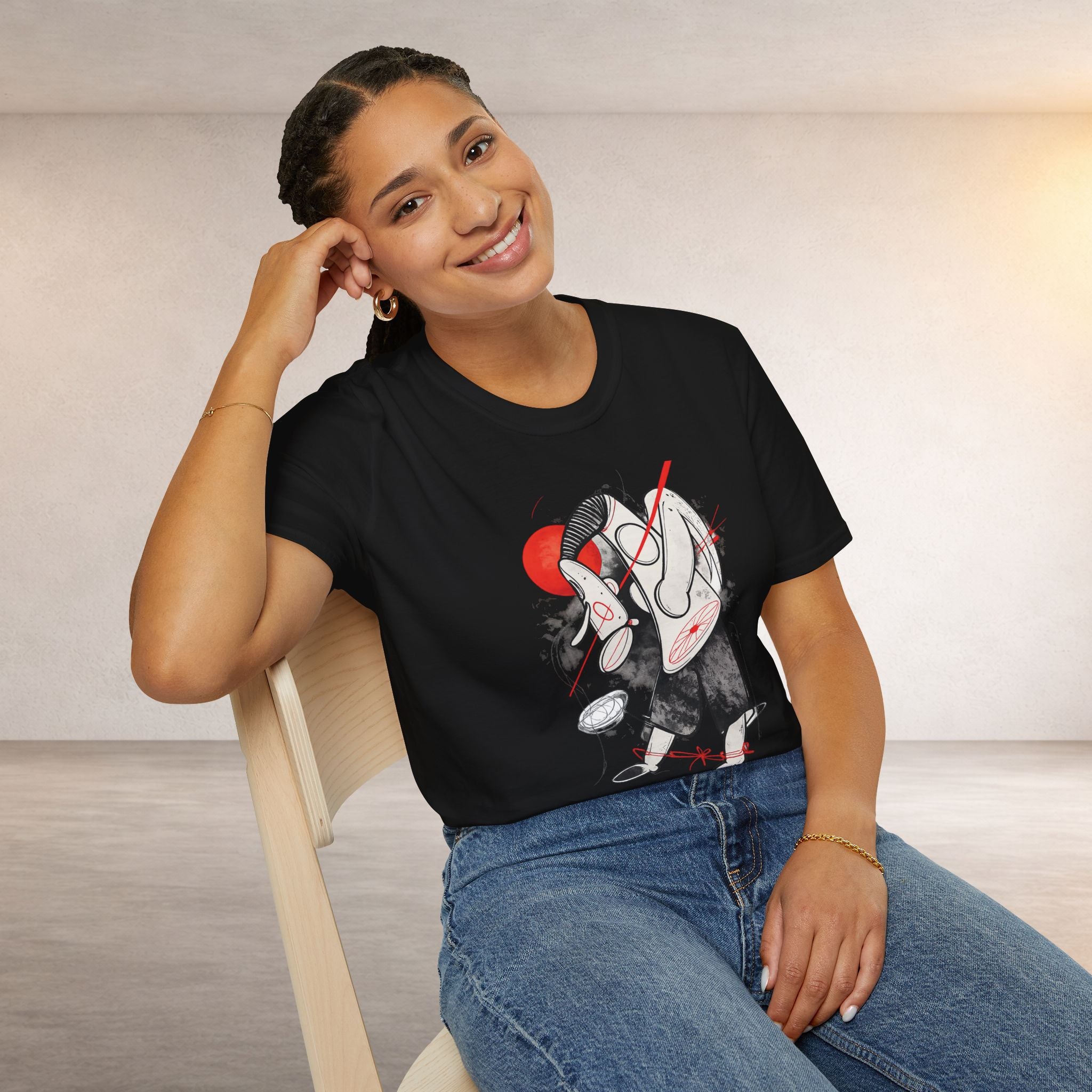 T-Shirt — Abstract Surreal Dancer Illustration Tee