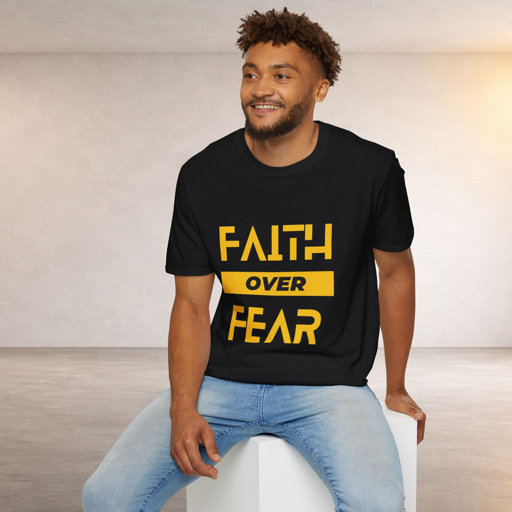 Faith Over Fear T-Shirt — Inspirational Christian Graphic Tee
