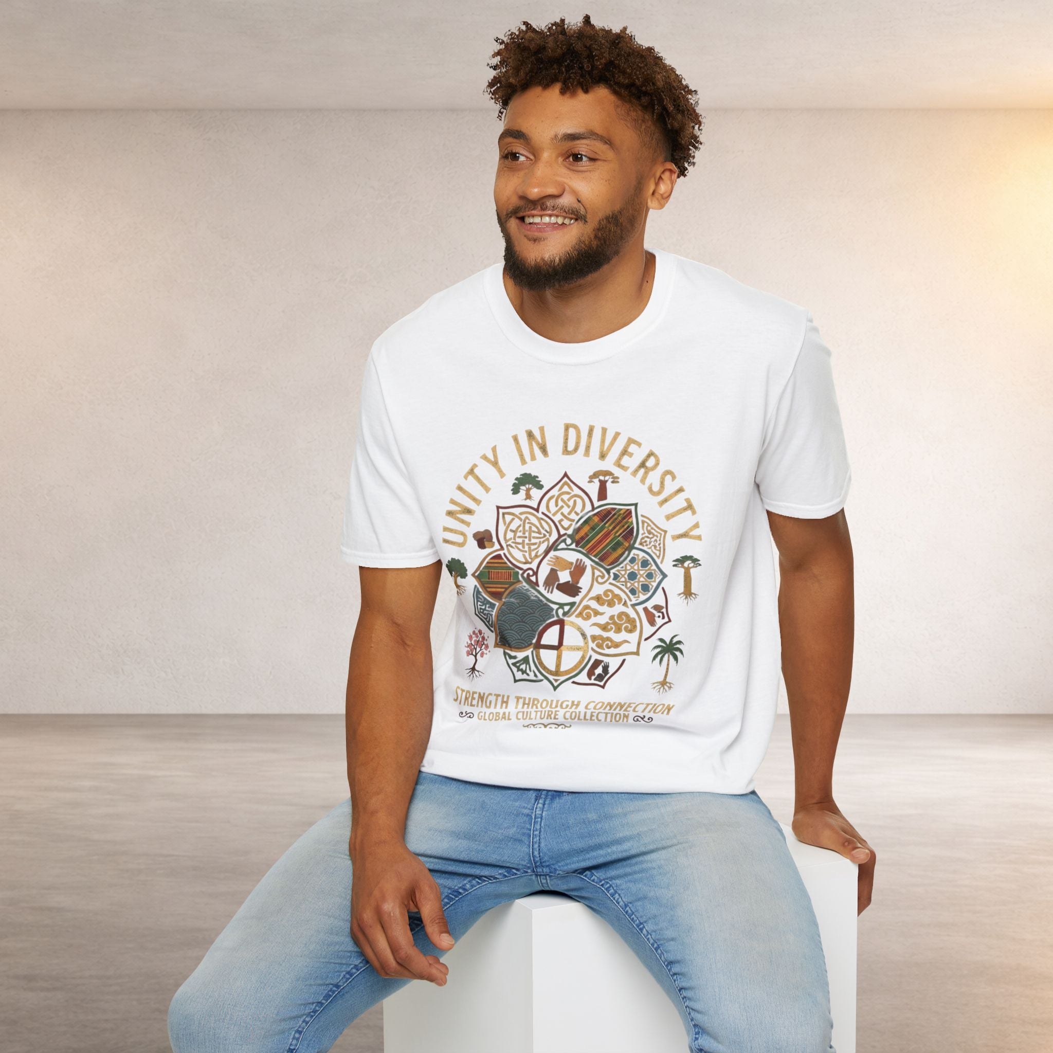Unity in Diversity T-Shirt — Strength Through Connection Graphic Tee