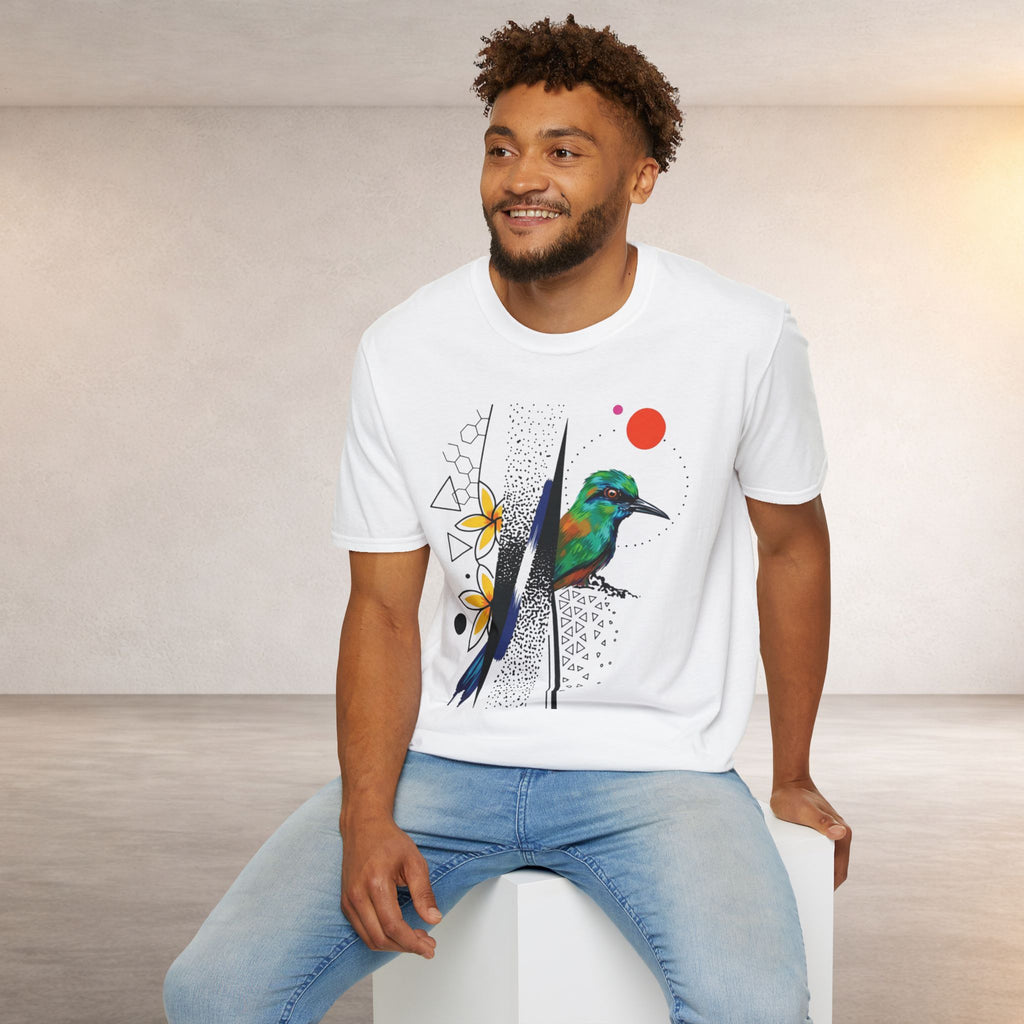 T-Shirt — Colorful Bee-Eater Bird Graphic Tee