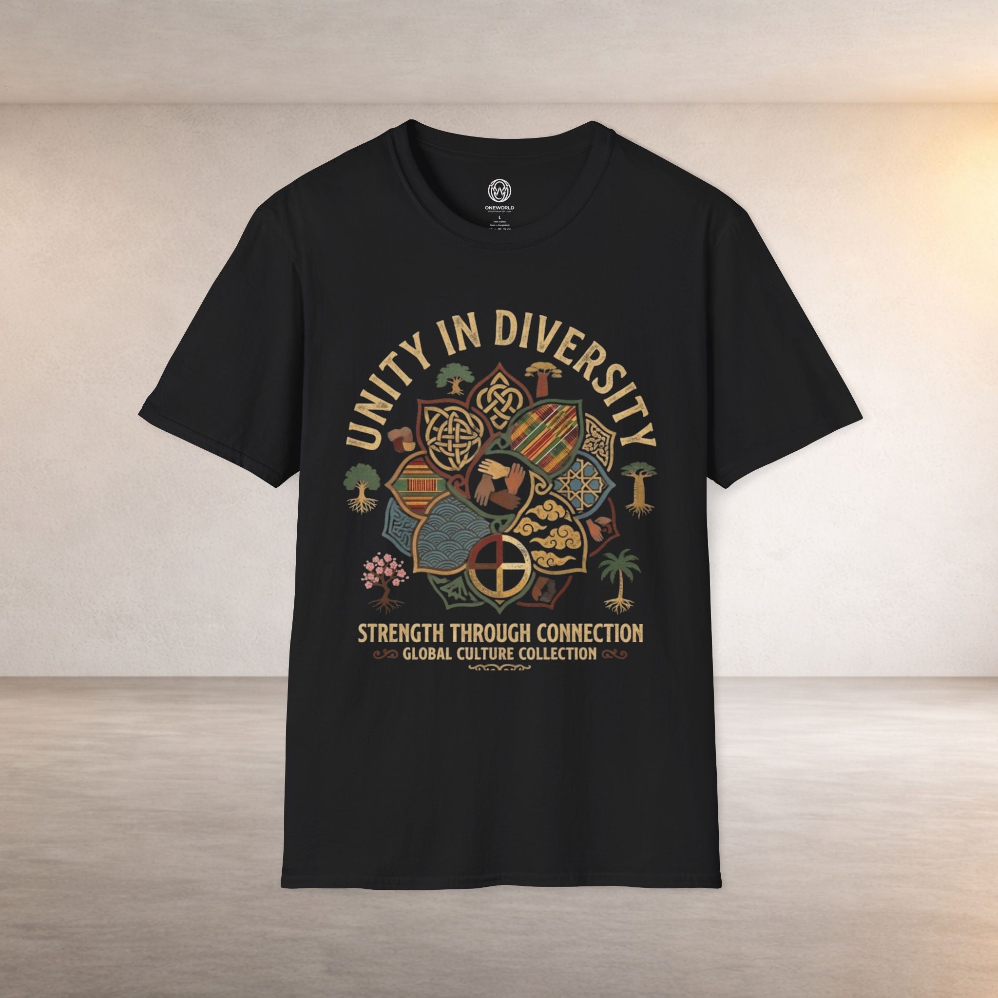 Unity in Diversity T-Shirt — Strength Through Connection Graphic Tee