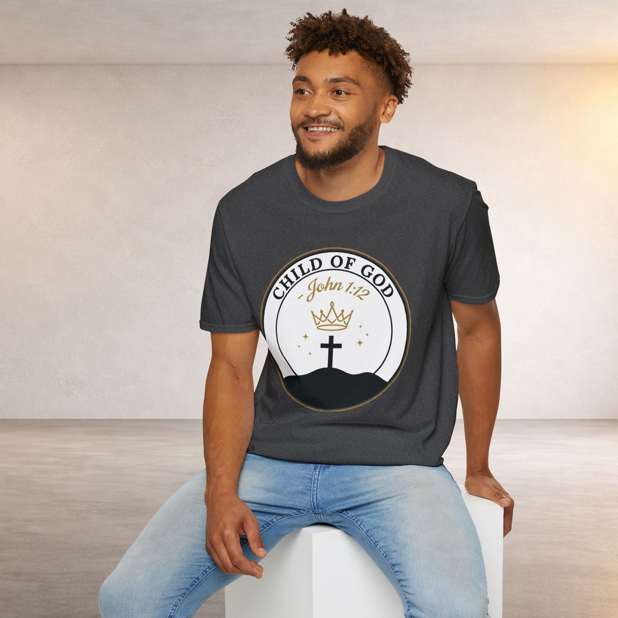 Child of God T-Shirt – John 1:12 Christian Faith Tee