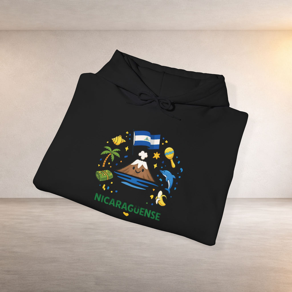 Nicaragüense Hoodie — Nicaragua Travel & Heritage Sweatshirt (Dios Familia Nicaragua)
