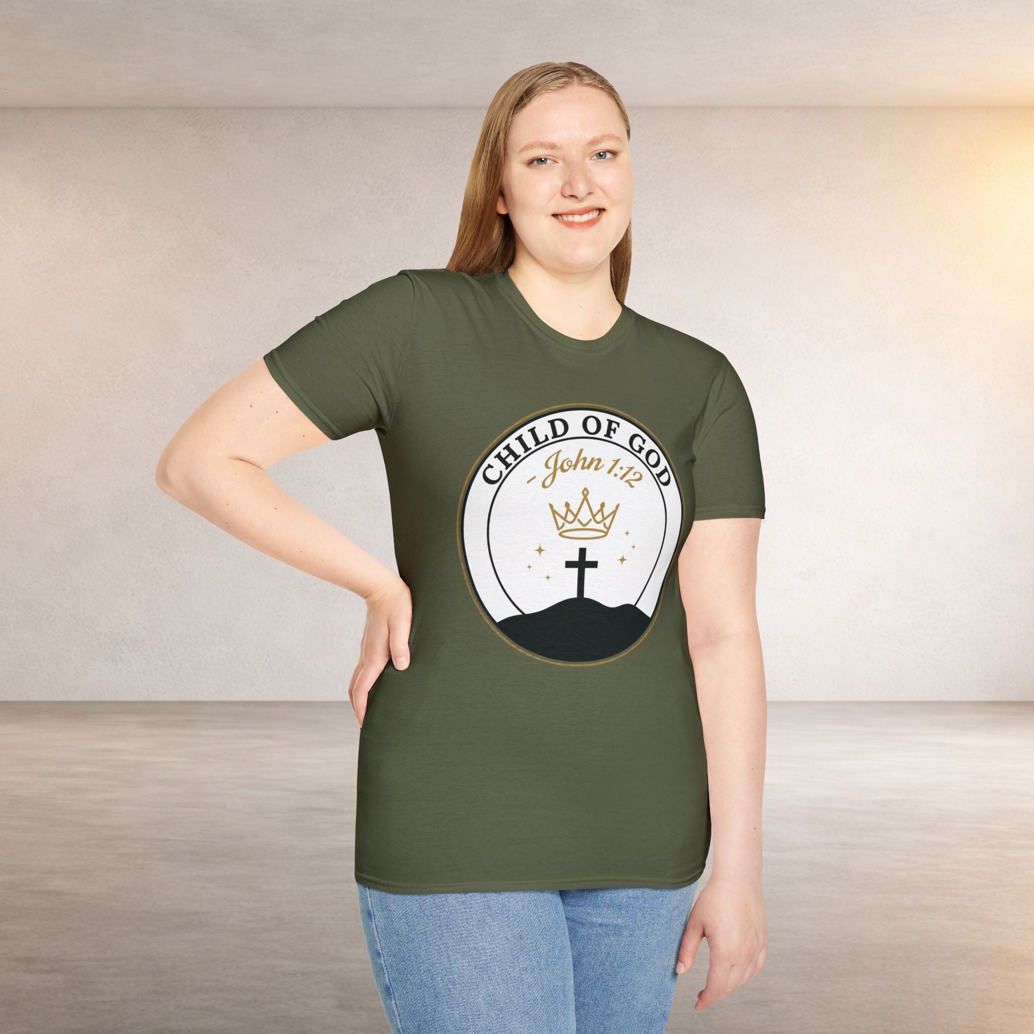 Child of God T-Shirt – John 1:12 Christian Faith Tee