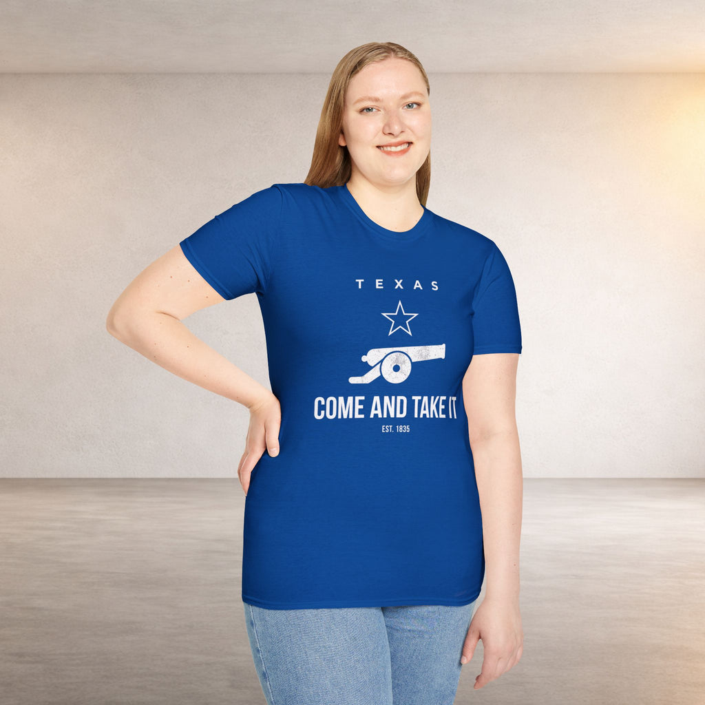 Come and Take It T-Shirt — Texas Cannon Patriotic Tee