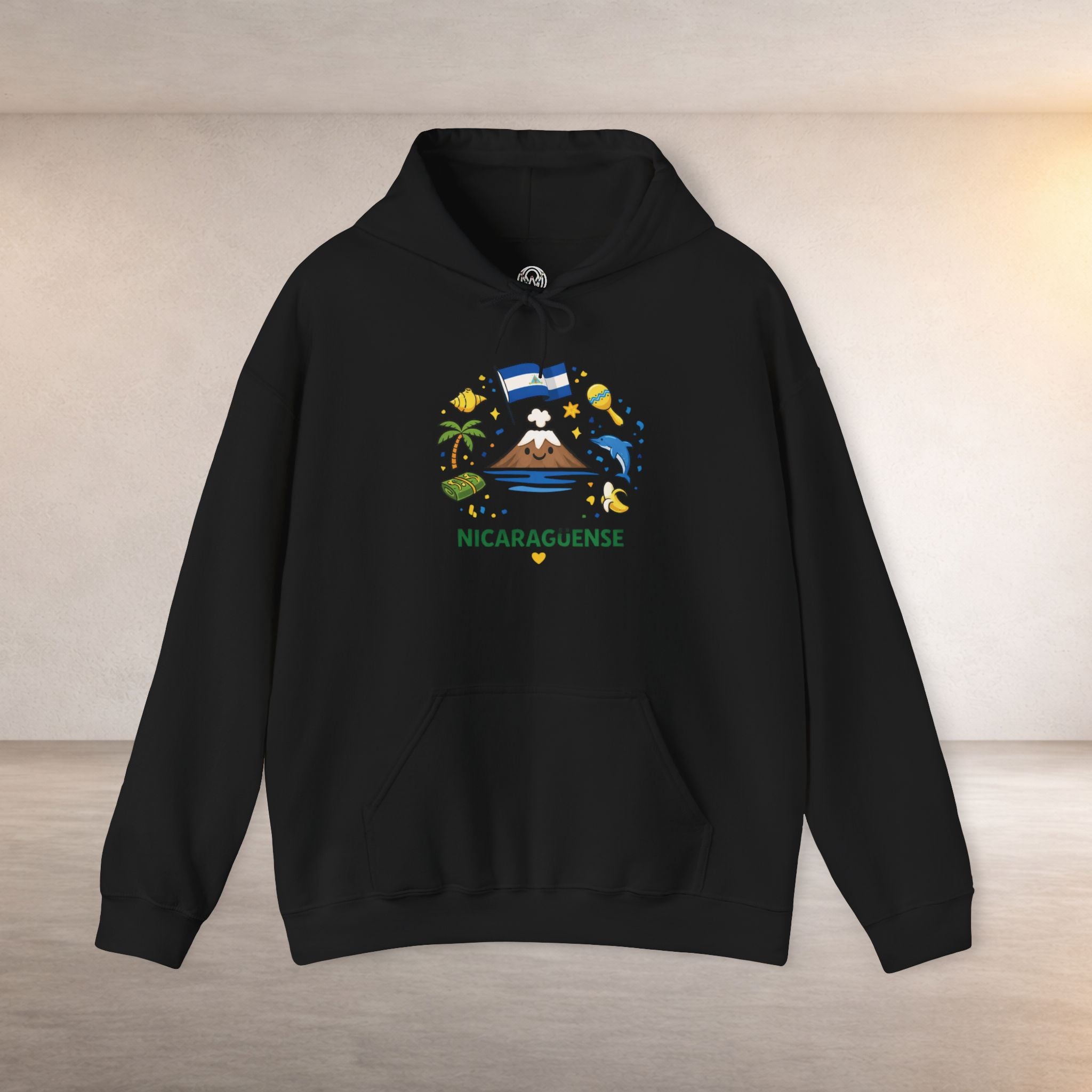 Nicaragüense Hoodie — Nicaragua Travel & Heritage Sweatshirt (Dios Familia Nicaragua)