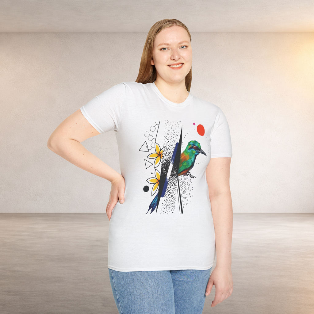 T-Shirt — Colorful Bee-Eater Bird Graphic Tee