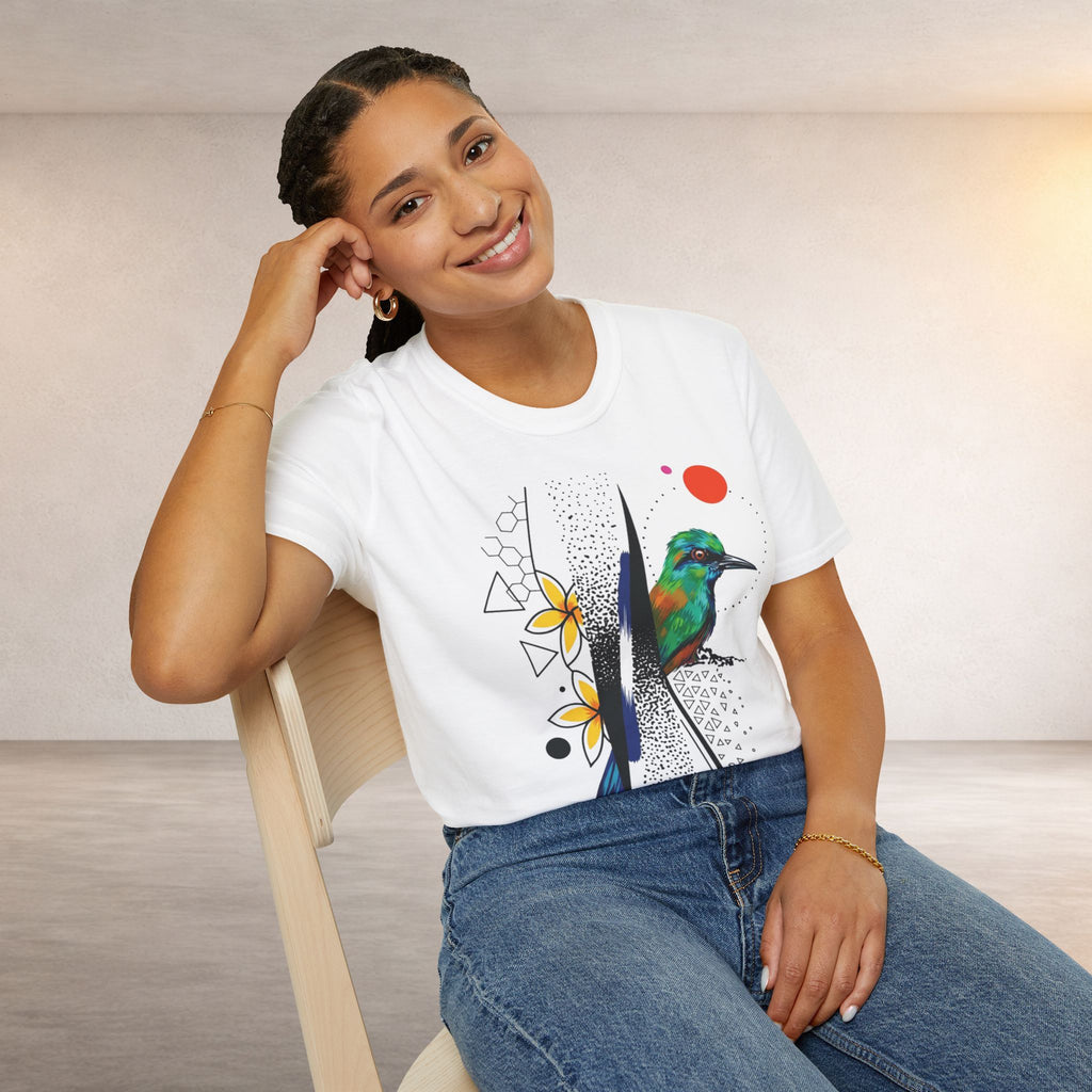 T-Shirt — Colorful Bee-Eater Bird Graphic Tee