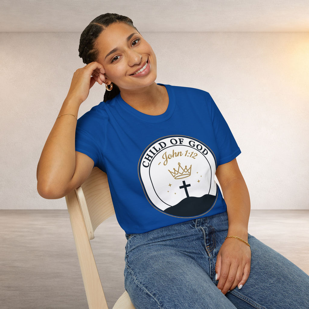 Child of God T-Shirt – John 1:12 Christian Faith Tee