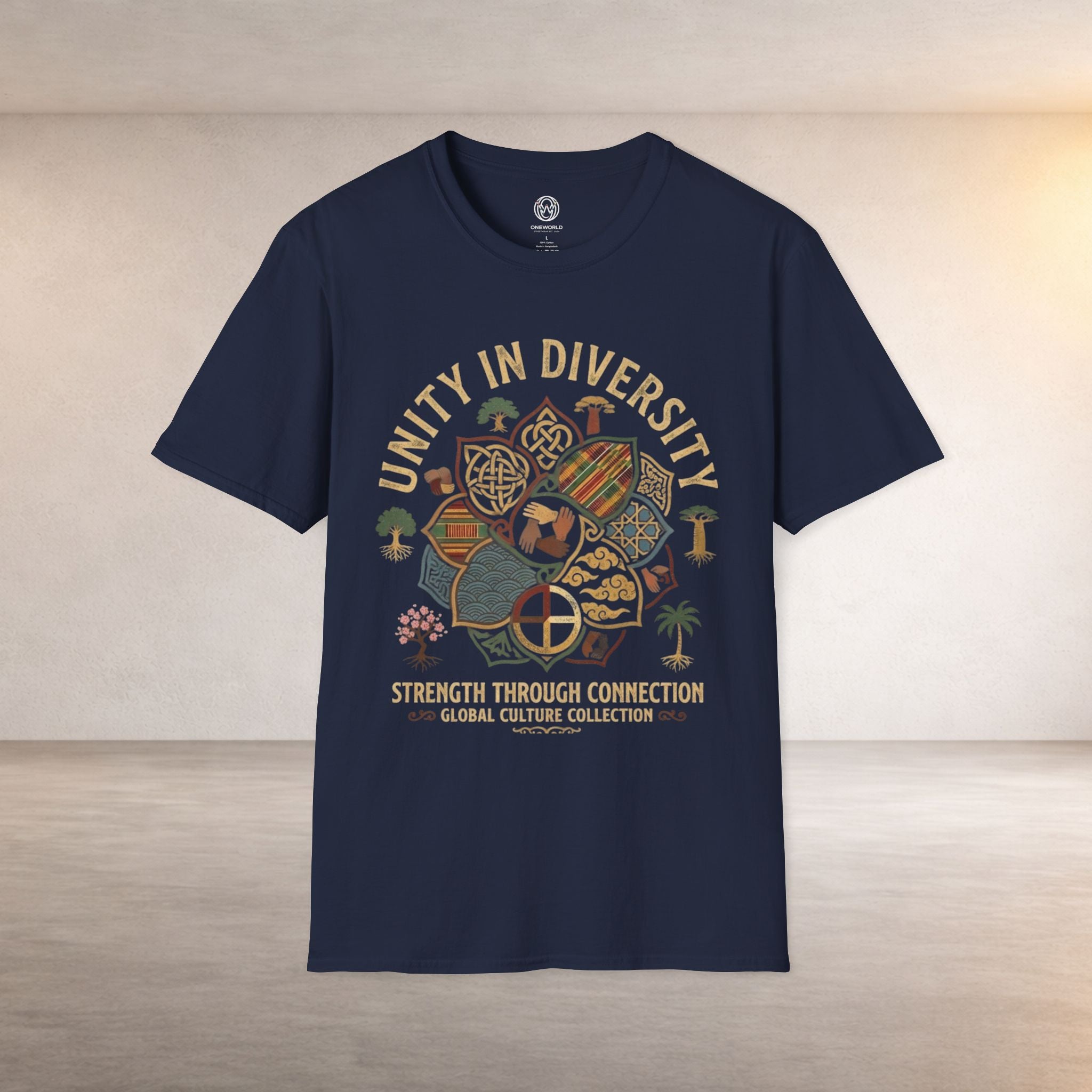 Unity in Diversity T-Shirt — Strength Through Connection Graphic Tee