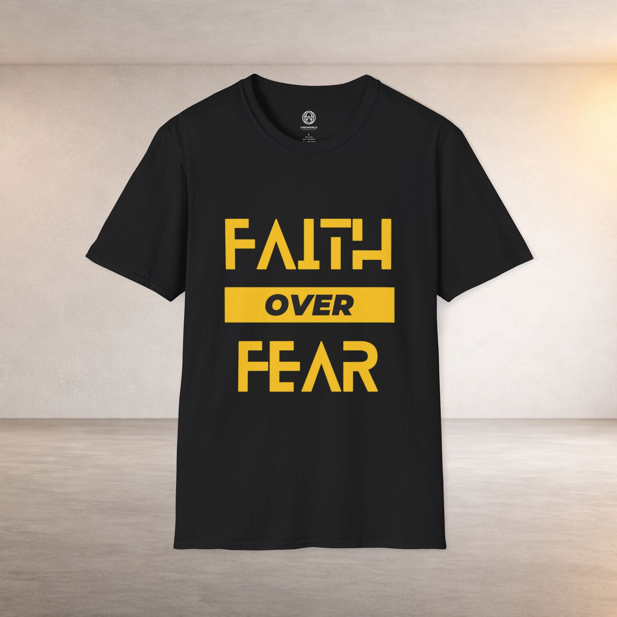 Faith Over Fear T-Shirt — Inspirational Christian Graphic Tee