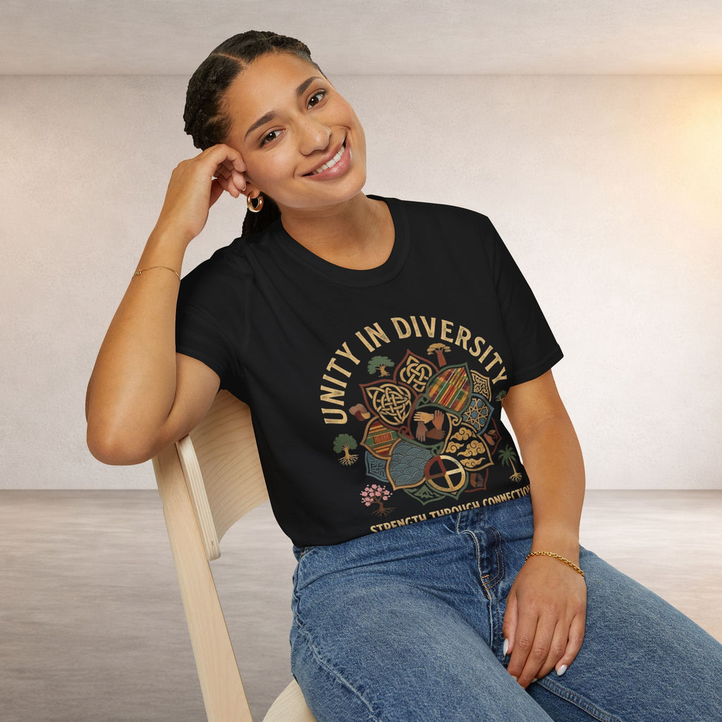 Unity in Diversity T-Shirt — Strength Through Connection Graphic Tee