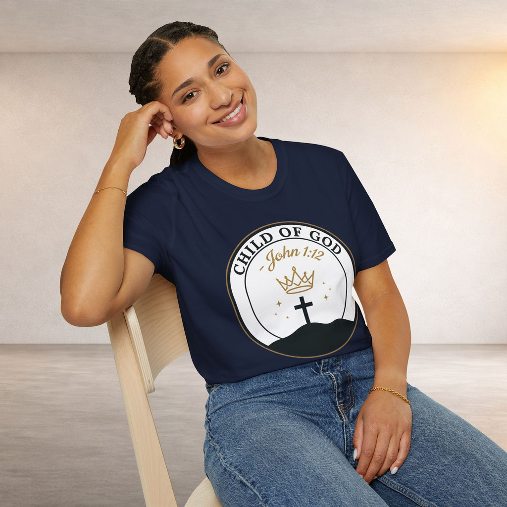 Child of God T-Shirt – John 1:12 Christian Faith Tee