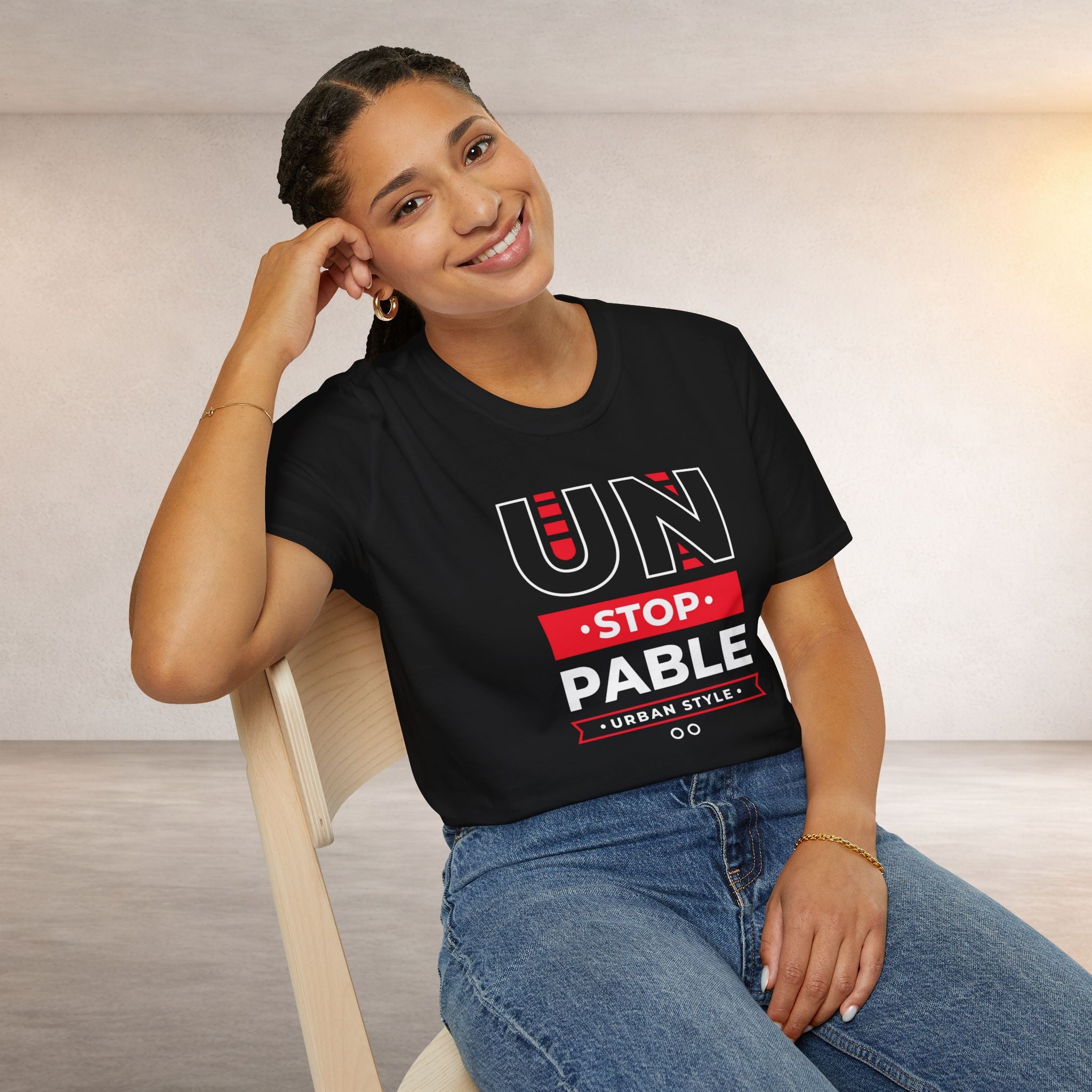 Unstoppable Urban Style T-Shirt — "UN STOP PABLE" Graphic Tee