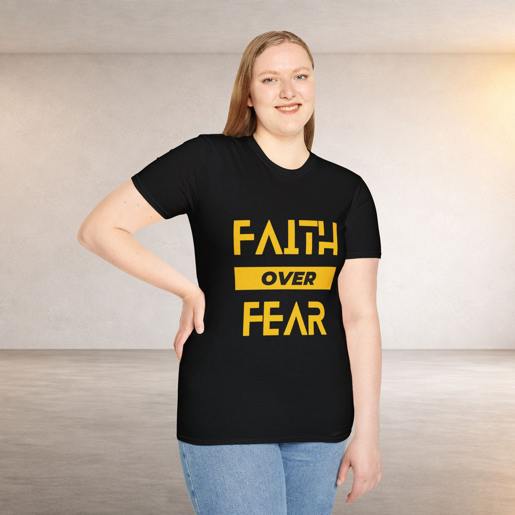Faith Over Fear T-Shirt — Inspirational Christian Graphic Tee