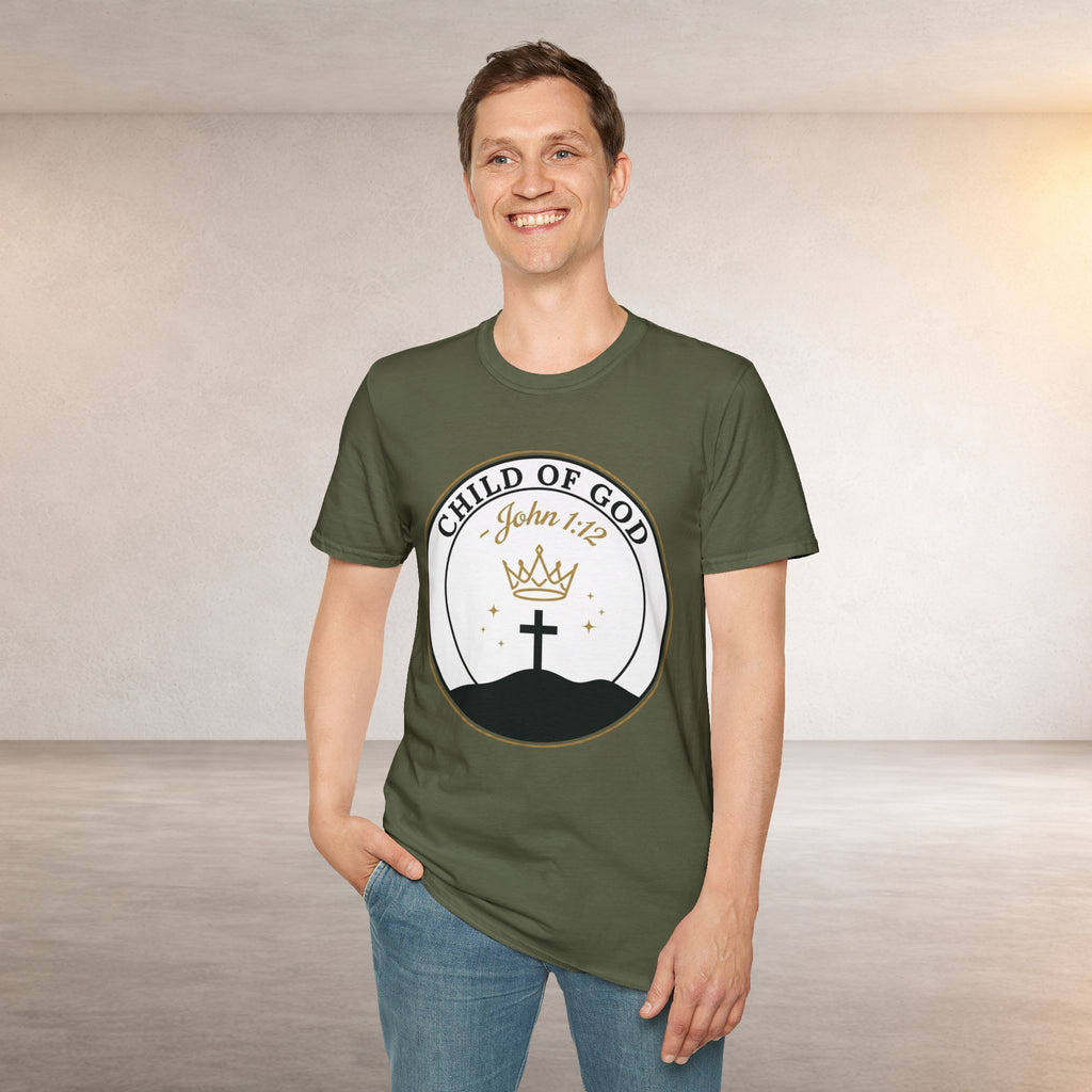 Child of God T-Shirt – John 1:12 Christian Faith Tee