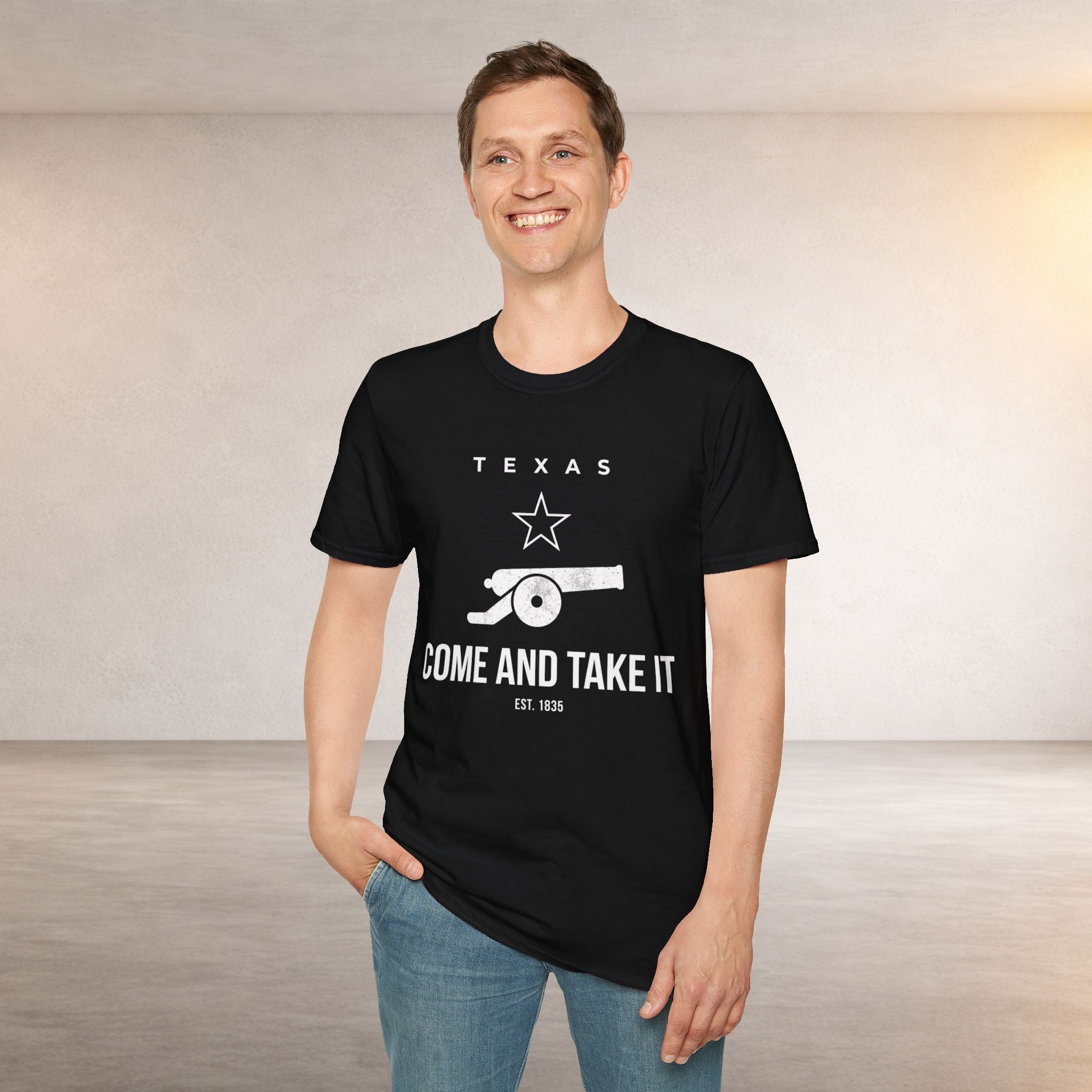 Come and Take It T-Shirt — Texas Cannon Patriotic Tee