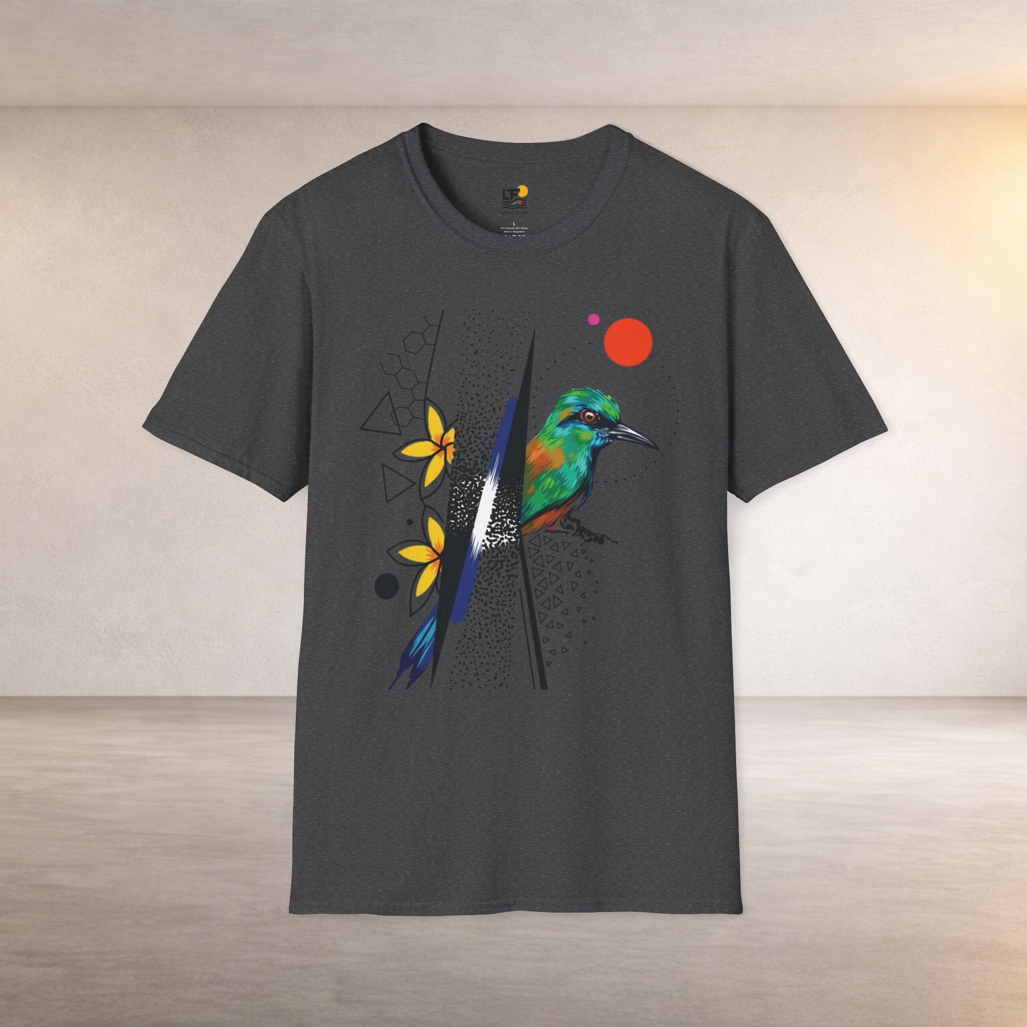 T-Shirt — Colorful Bee-Eater Bird Graphic Tee
