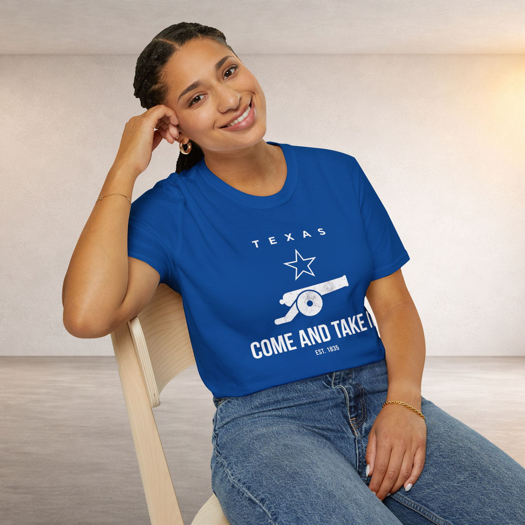 Come and Take It T-Shirt — Texas Cannon Patriotic Tee