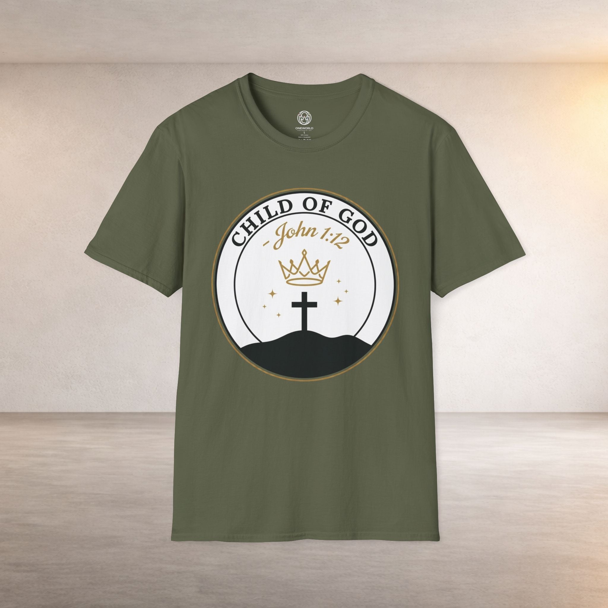 Child of God T-Shirt – John 1:12 Christian Faith Tee