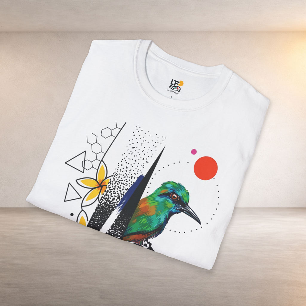 T-Shirt — Colorful Bee-Eater Bird Graphic Tee