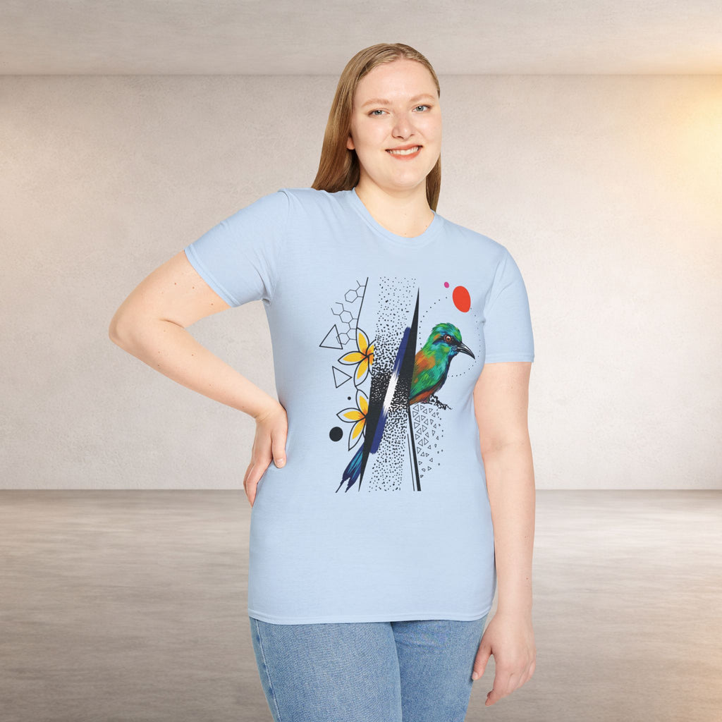 T-Shirt — Colorful Bee-Eater Bird Graphic Tee