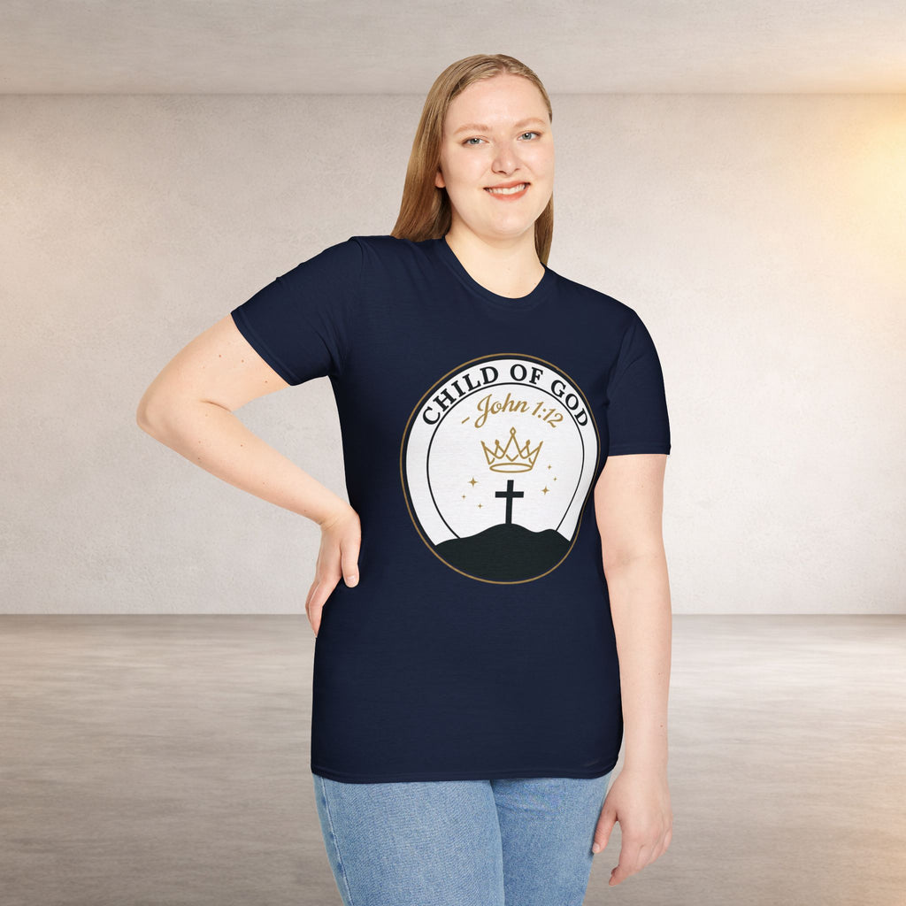 Child of God T-Shirt – John 1:12 Christian Faith Tee