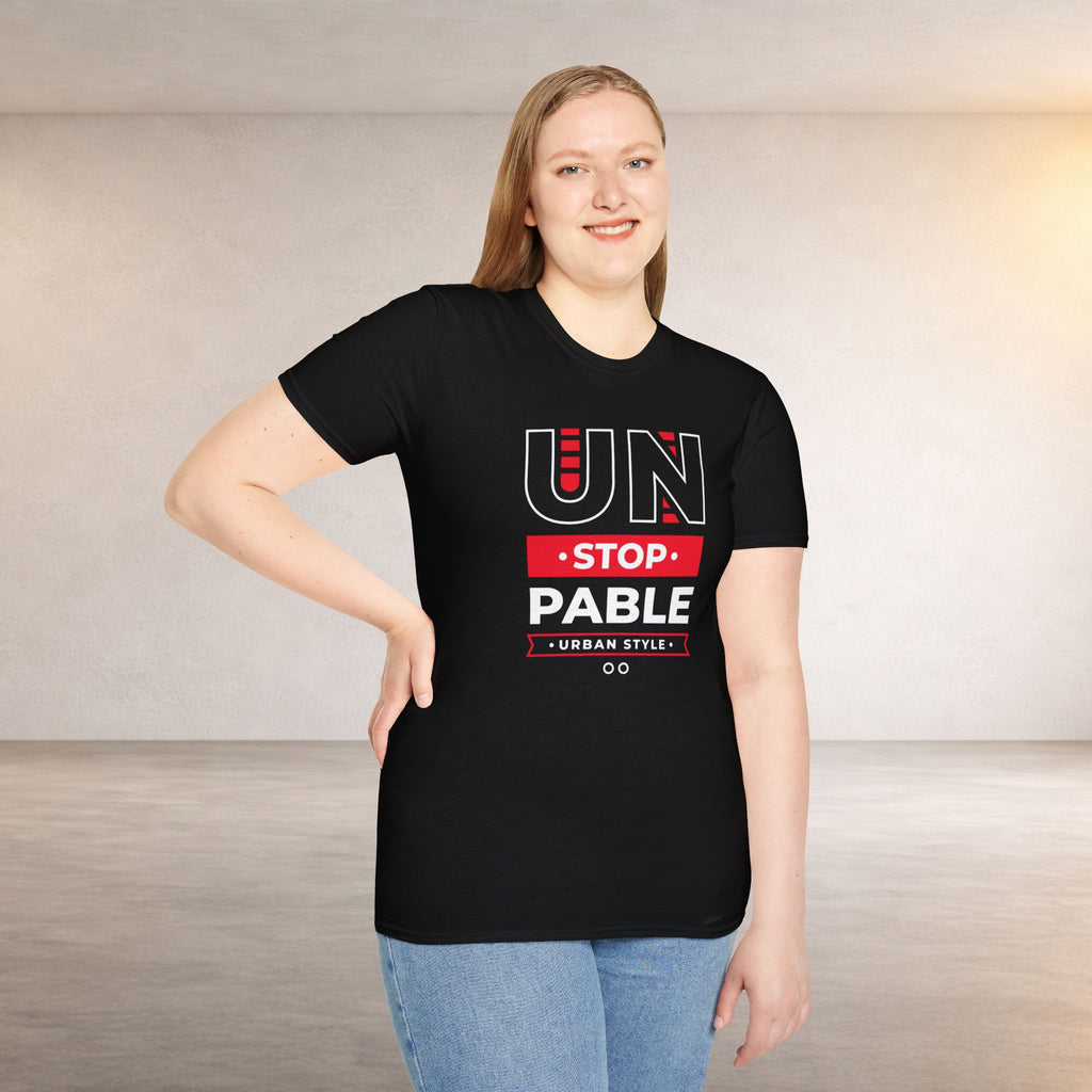 Unstoppable Urban Style T-Shirt — "UN STOP PABLE" Graphic Tee