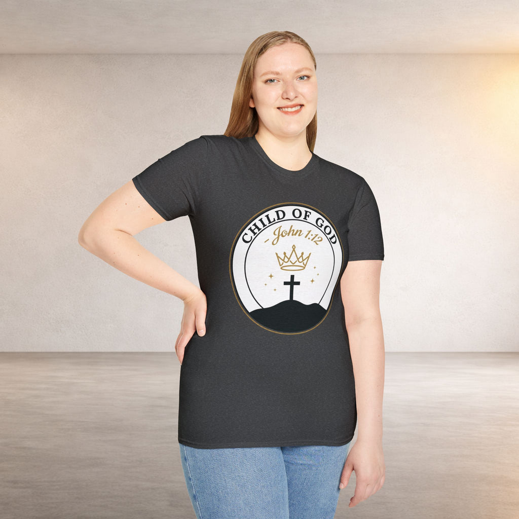 Child of God T-Shirt – John 1:12 Christian Faith Tee