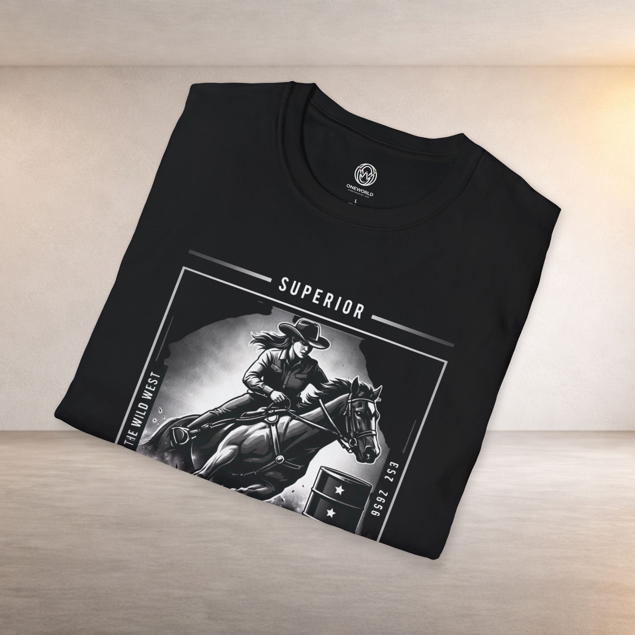 Barrel Racing T-Shirt - 'Built to Win' Horse Riding Tee