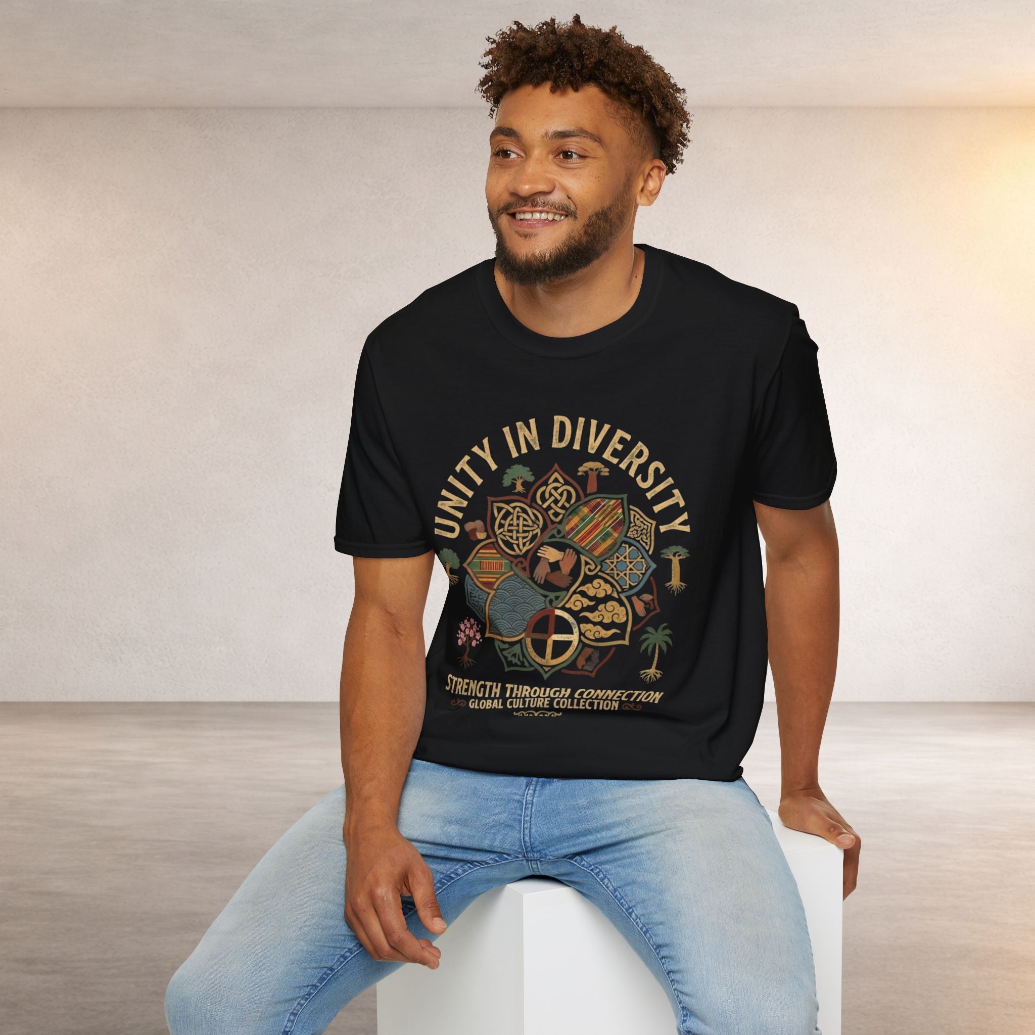 Unity in Diversity T-Shirt — Strength Through Connection Graphic Tee