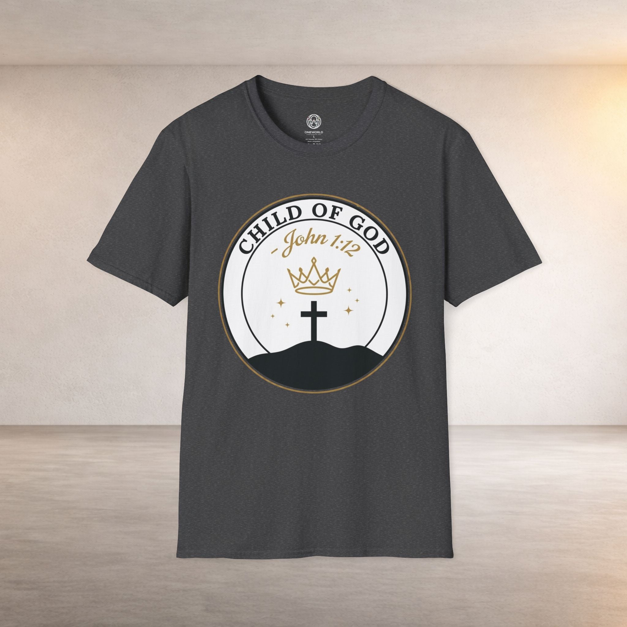 Child of God T-Shirt – John 1:12 Christian Faith Tee