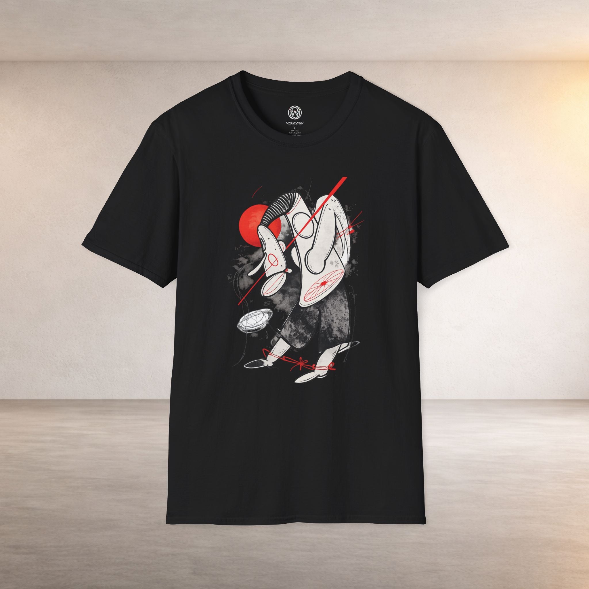 T-Shirt — Abstract Surreal Dancer Illustration Tee