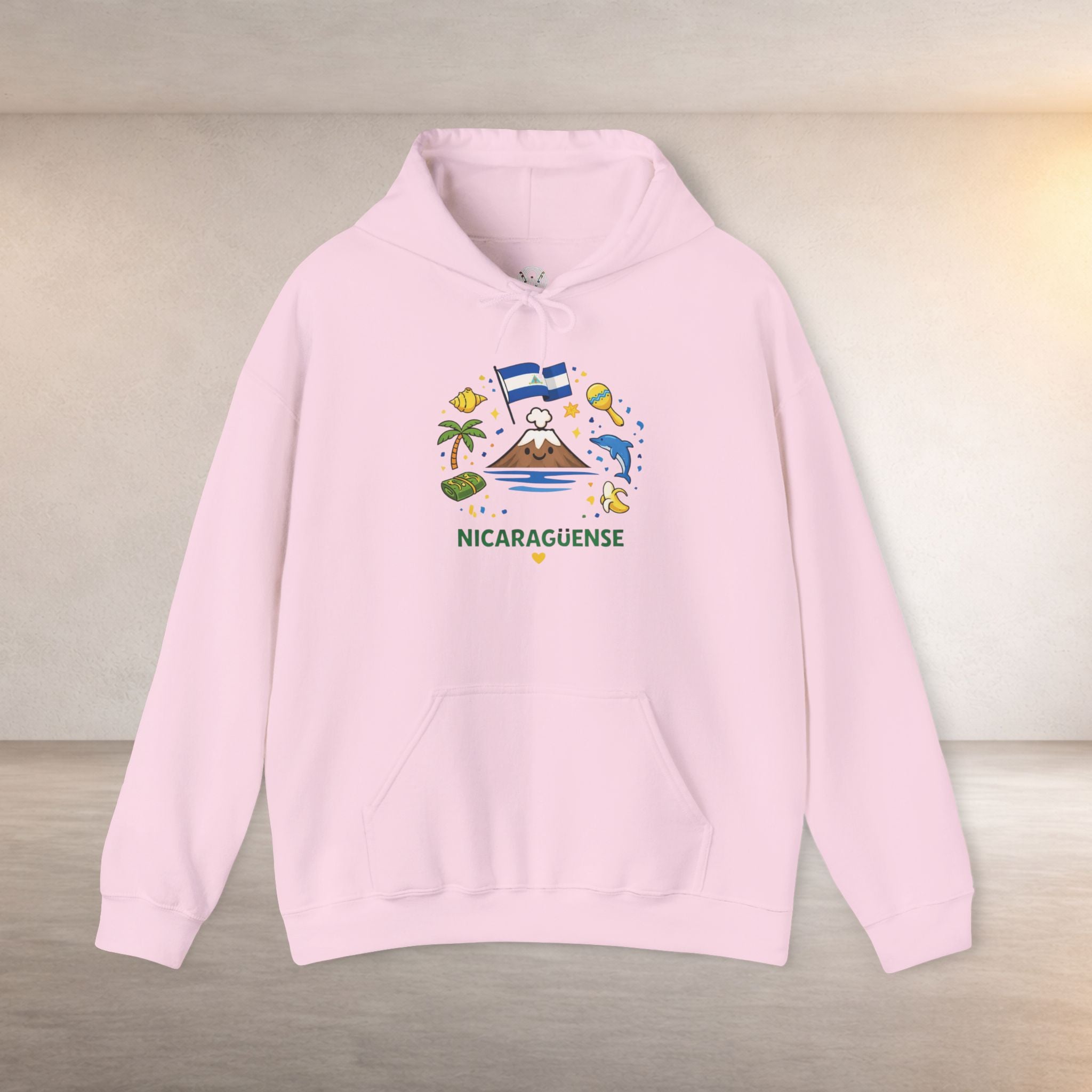 Nicaragüense Hoodie — Nicaragua Travel & Heritage Sweatshirt (Dios Familia Nicaragua)