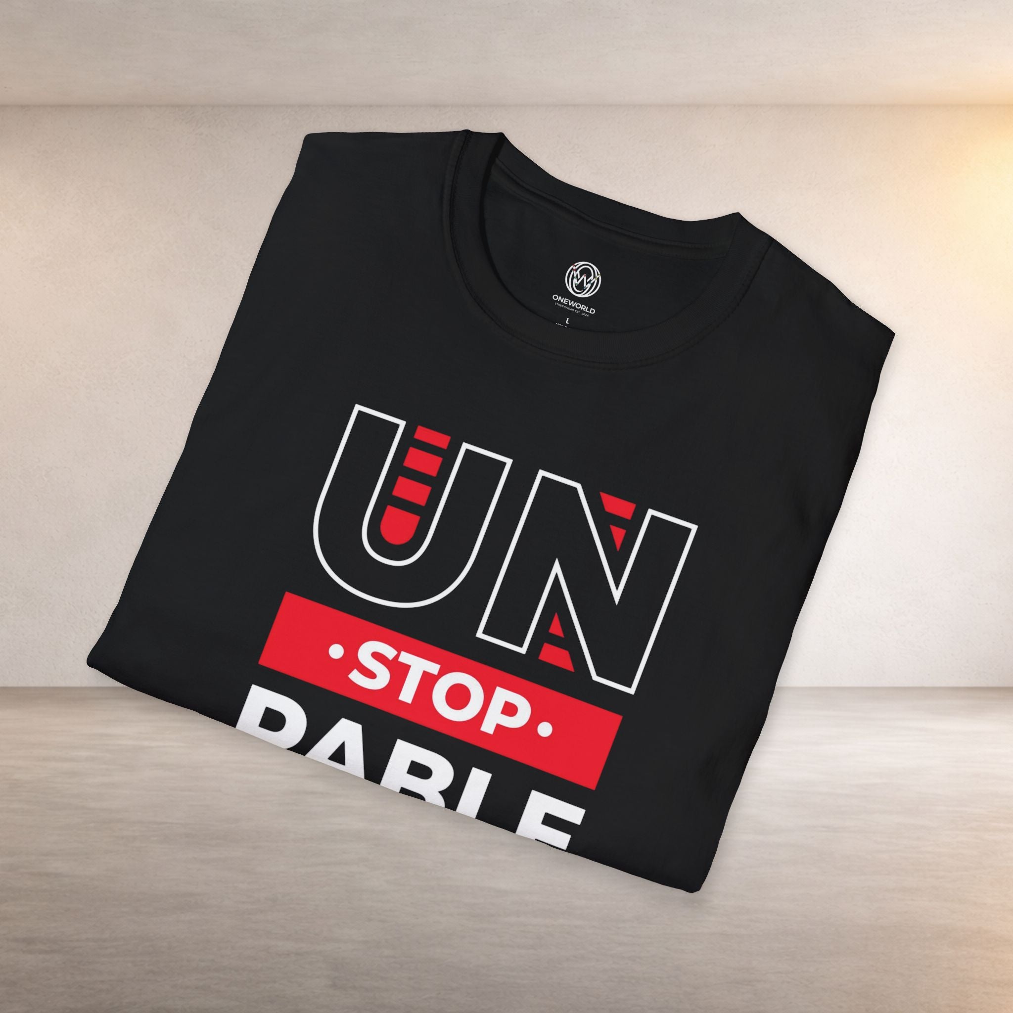 Unstoppable Urban Style T-Shirt — "UN STOP PABLE" Graphic Tee