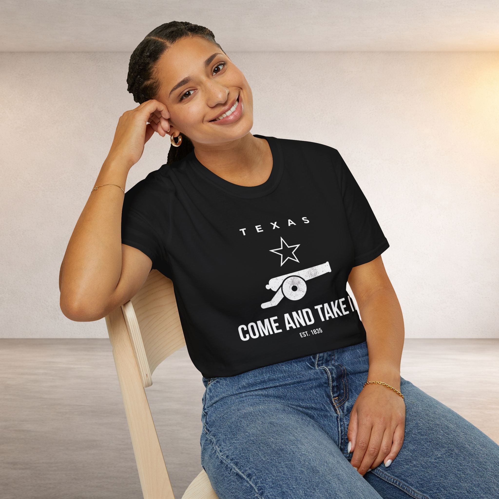 Come and Take It T-Shirt — Texas Cannon Patriotic Tee