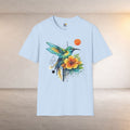 Hummingbird & Hibiscus Tee – Tropical Watercolor Bird T-Shirt