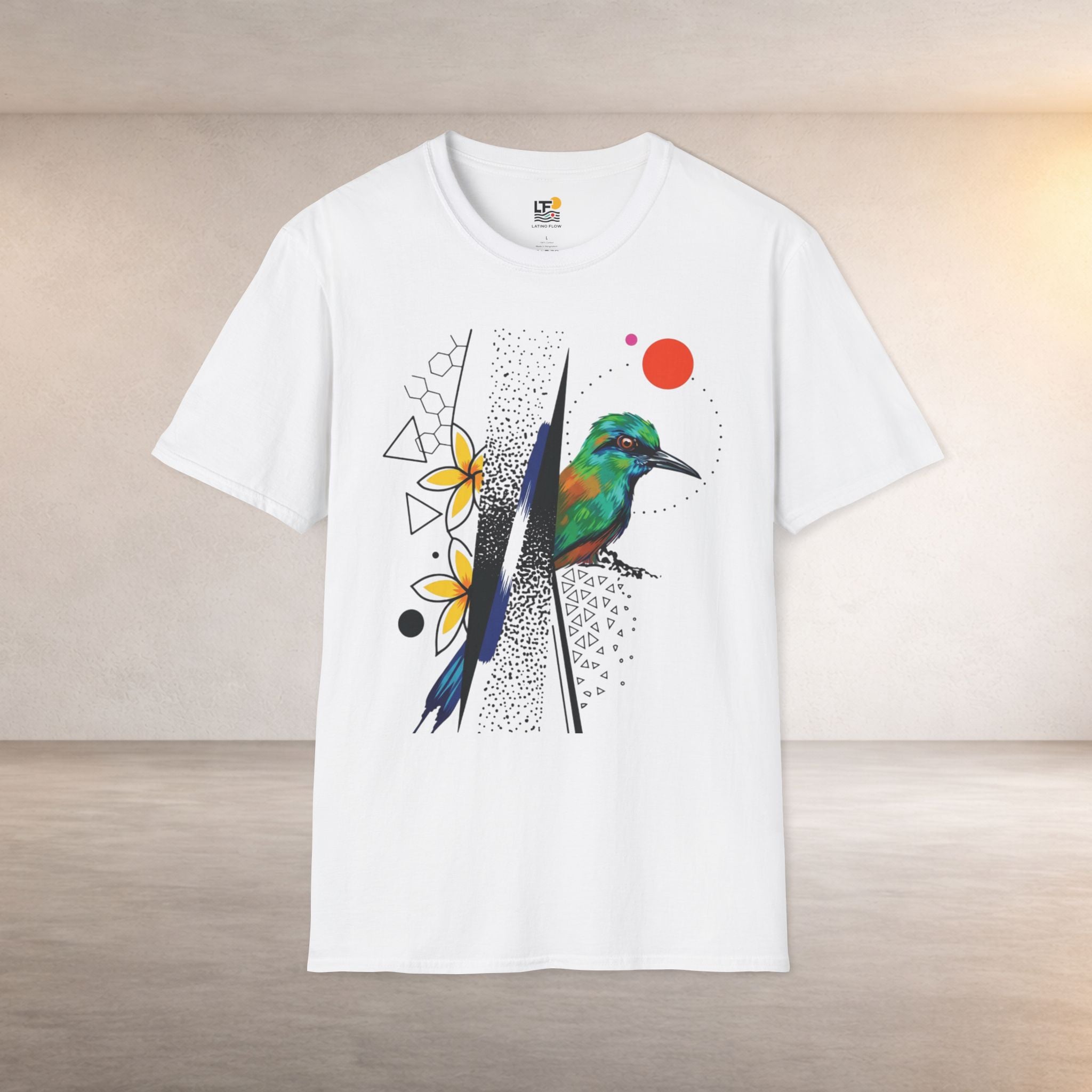 T-Shirt — Colorful Bee-Eater Bird Graphic Tee