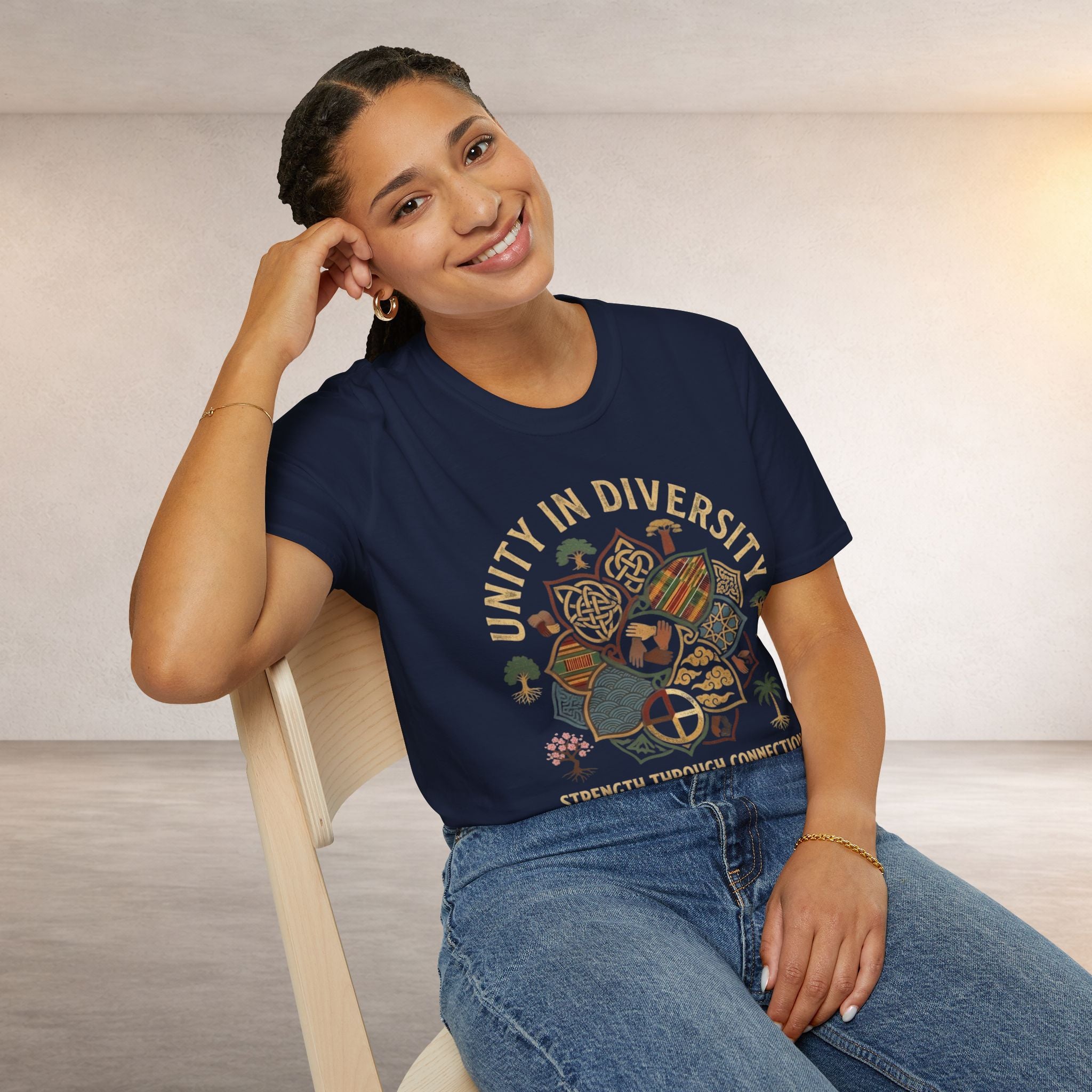 Unity in Diversity T-Shirt — Strength Through Connection Graphic Tee