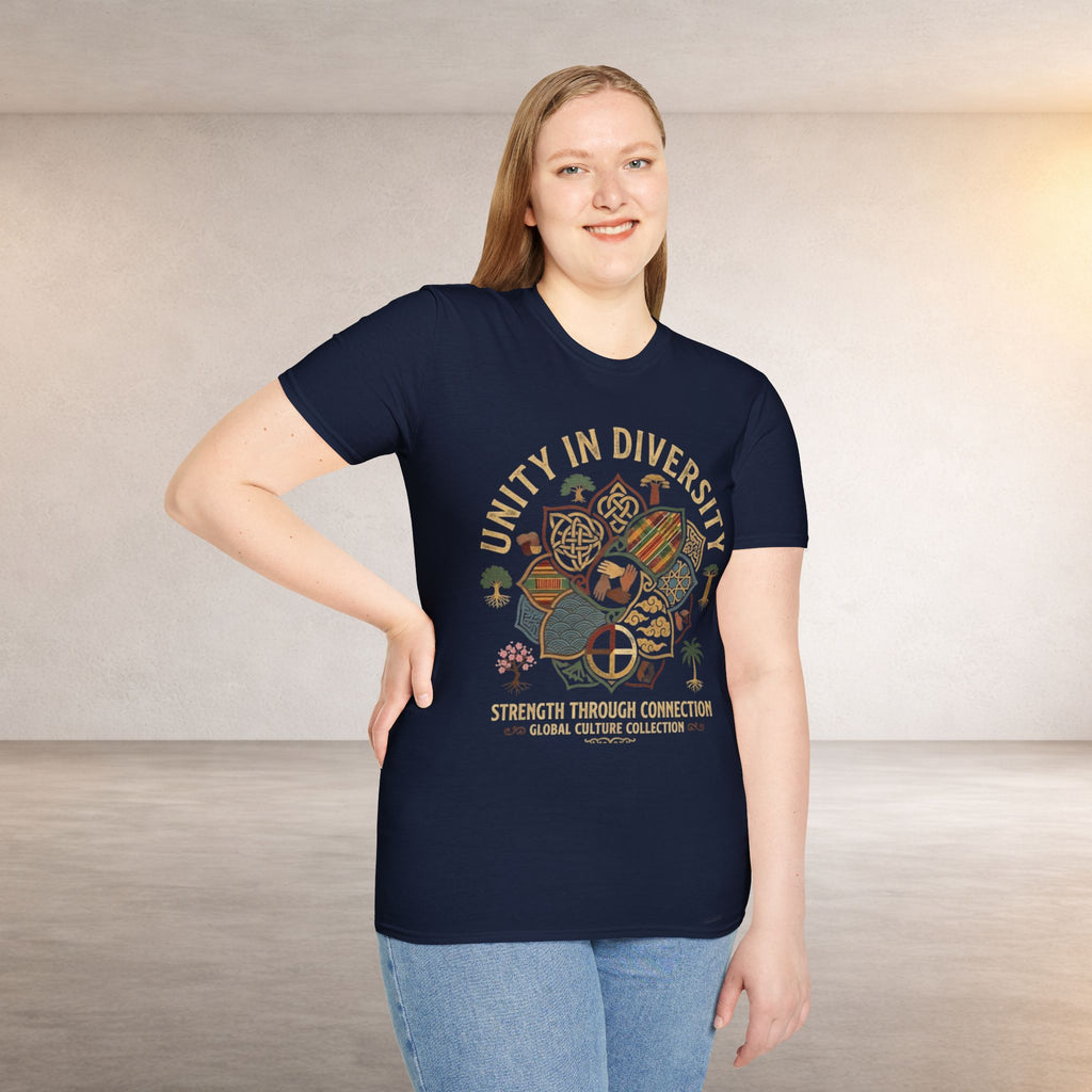 Unity in Diversity T-Shirt — Strength Through Connection Graphic Tee