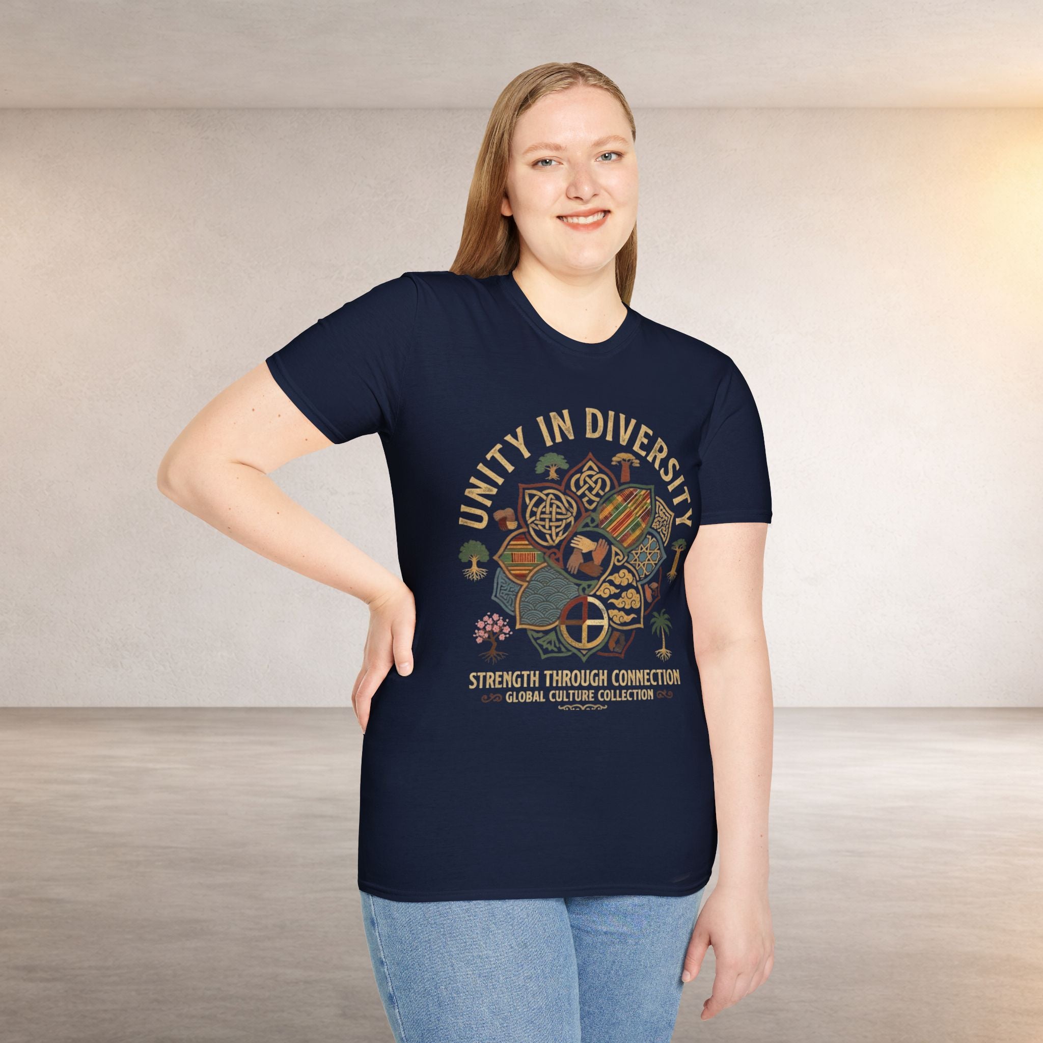 Unity in Diversity T-Shirt — Strength Through Connection Graphic Tee
