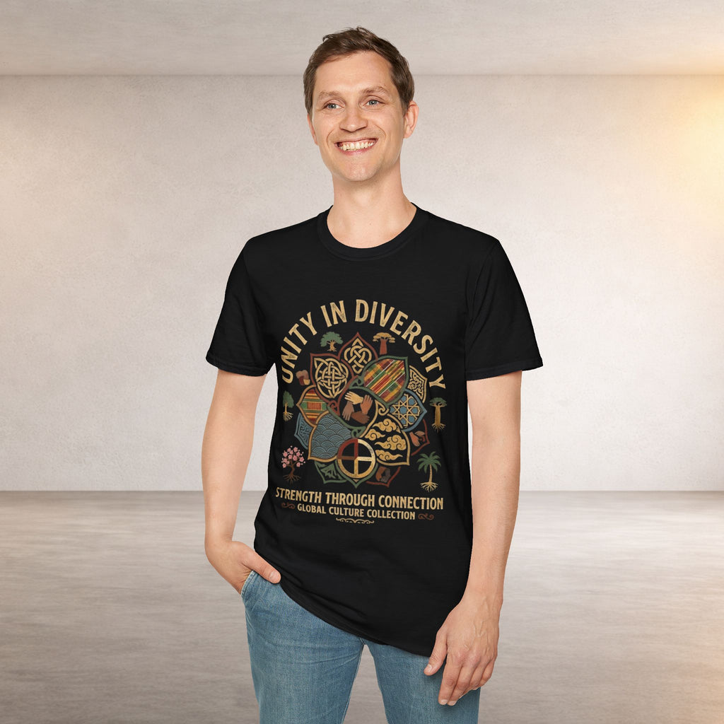 Unity in Diversity T-Shirt — Strength Through Connection Graphic Tee