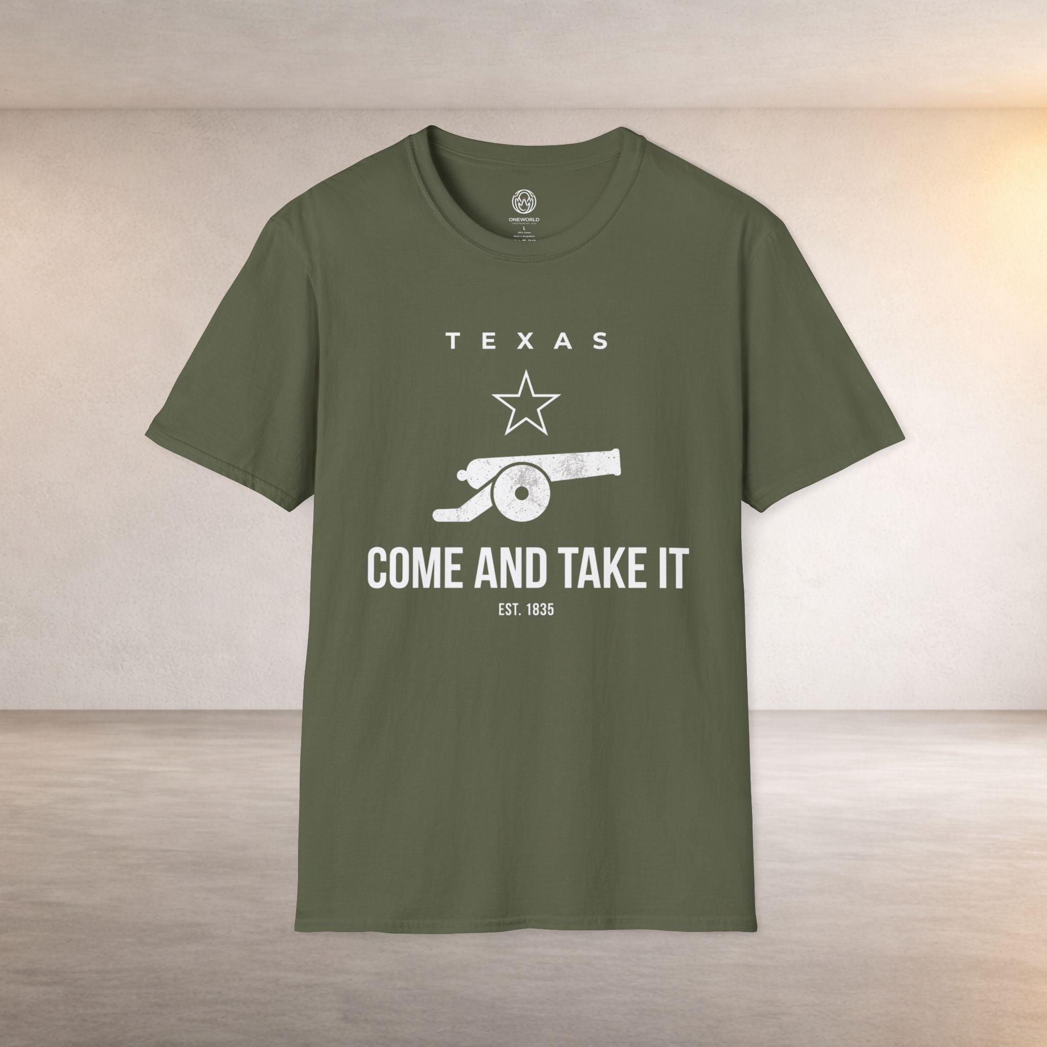 Come and Take It T-Shirt — Texas Cannon Patriotic Tee