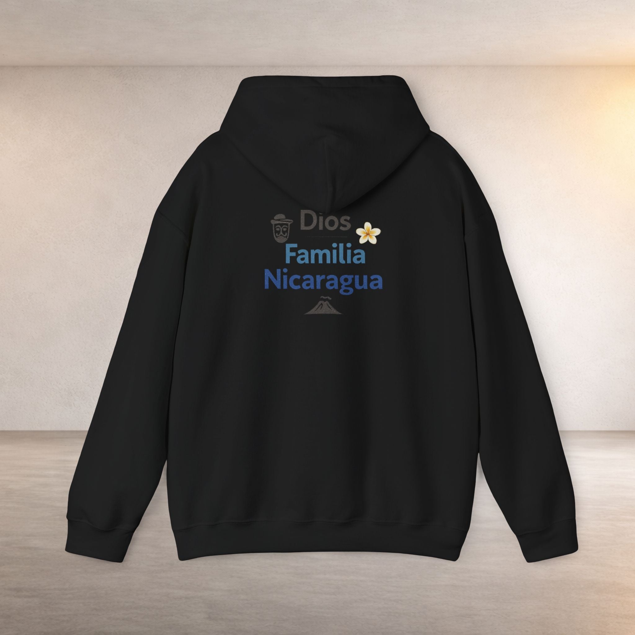 Nicaragüense Hoodie — Nicaragua Travel & Heritage Sweatshirt (Dios Familia Nicaragua)