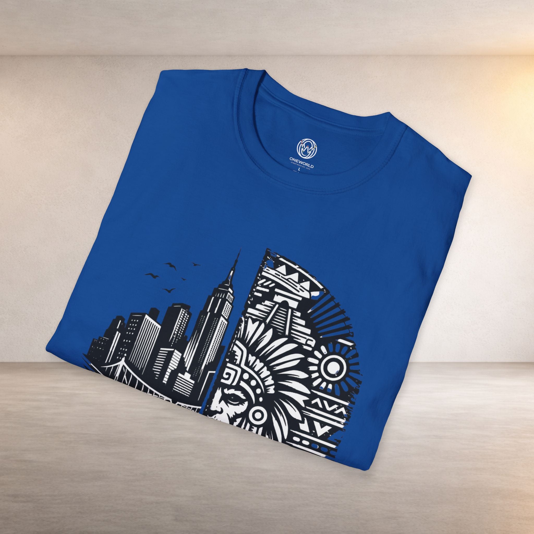 From Roots to Streets Graphic T-Shirt — Urban Tribal Cityscape Tee