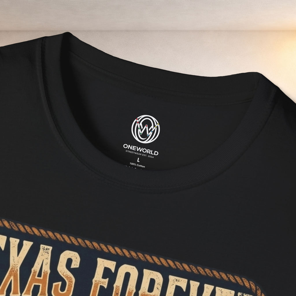 Texas Forever Built Different T-Shirt — Western Longhorn Vintage State Pride Tee