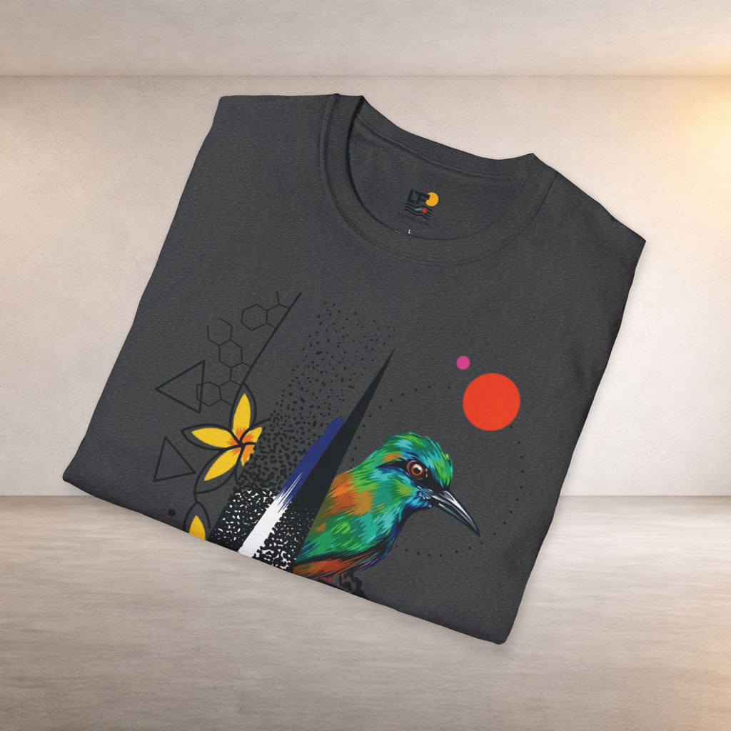 T-Shirt — Colorful Bee-Eater Bird Graphic Tee