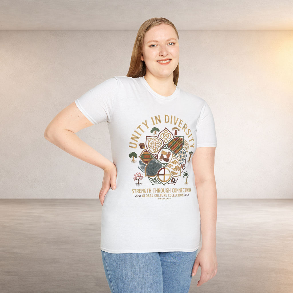 Unity in Diversity T-Shirt — Strength Through Connection Graphic Tee