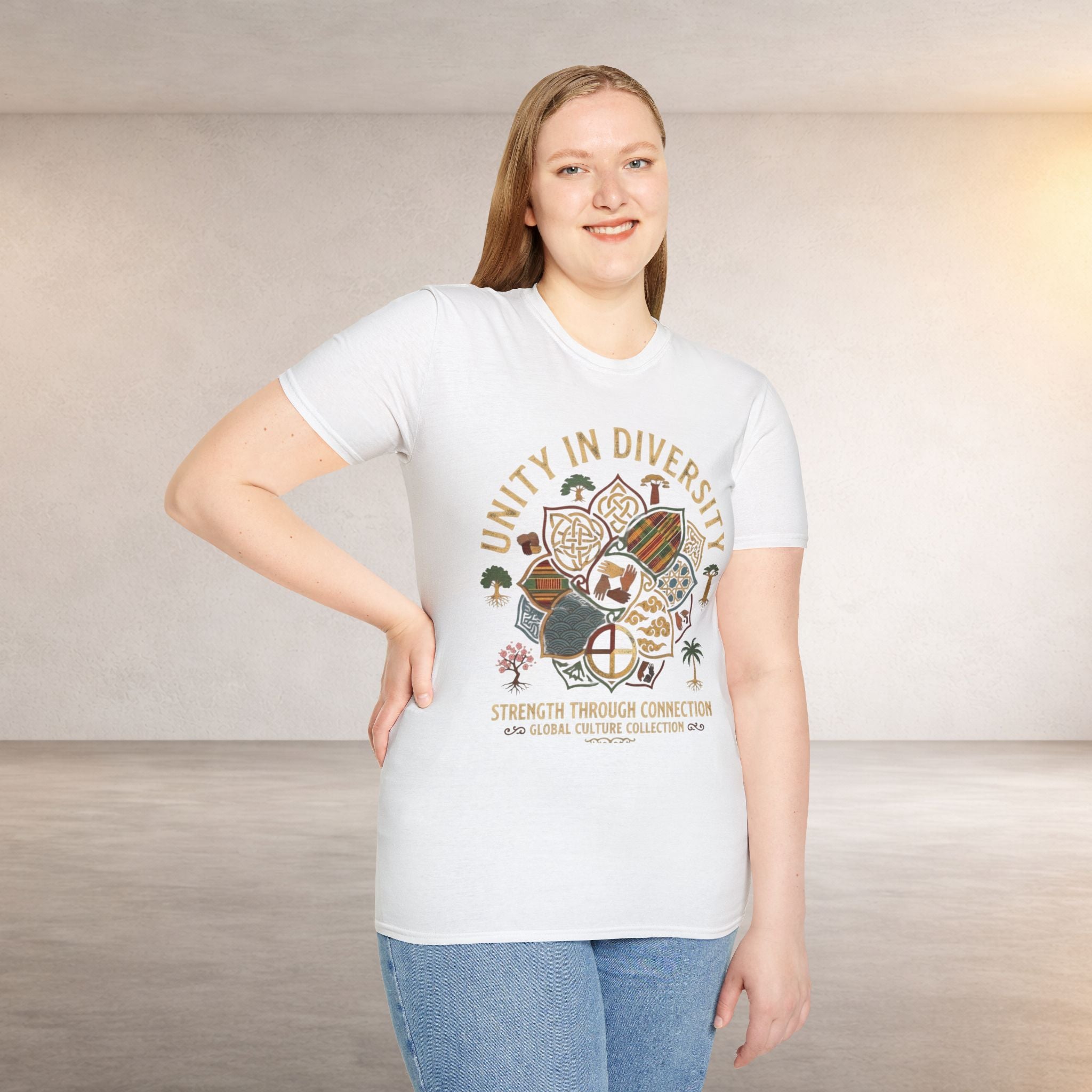 Unity in Diversity T-Shirt — Strength Through Connection Graphic Tee